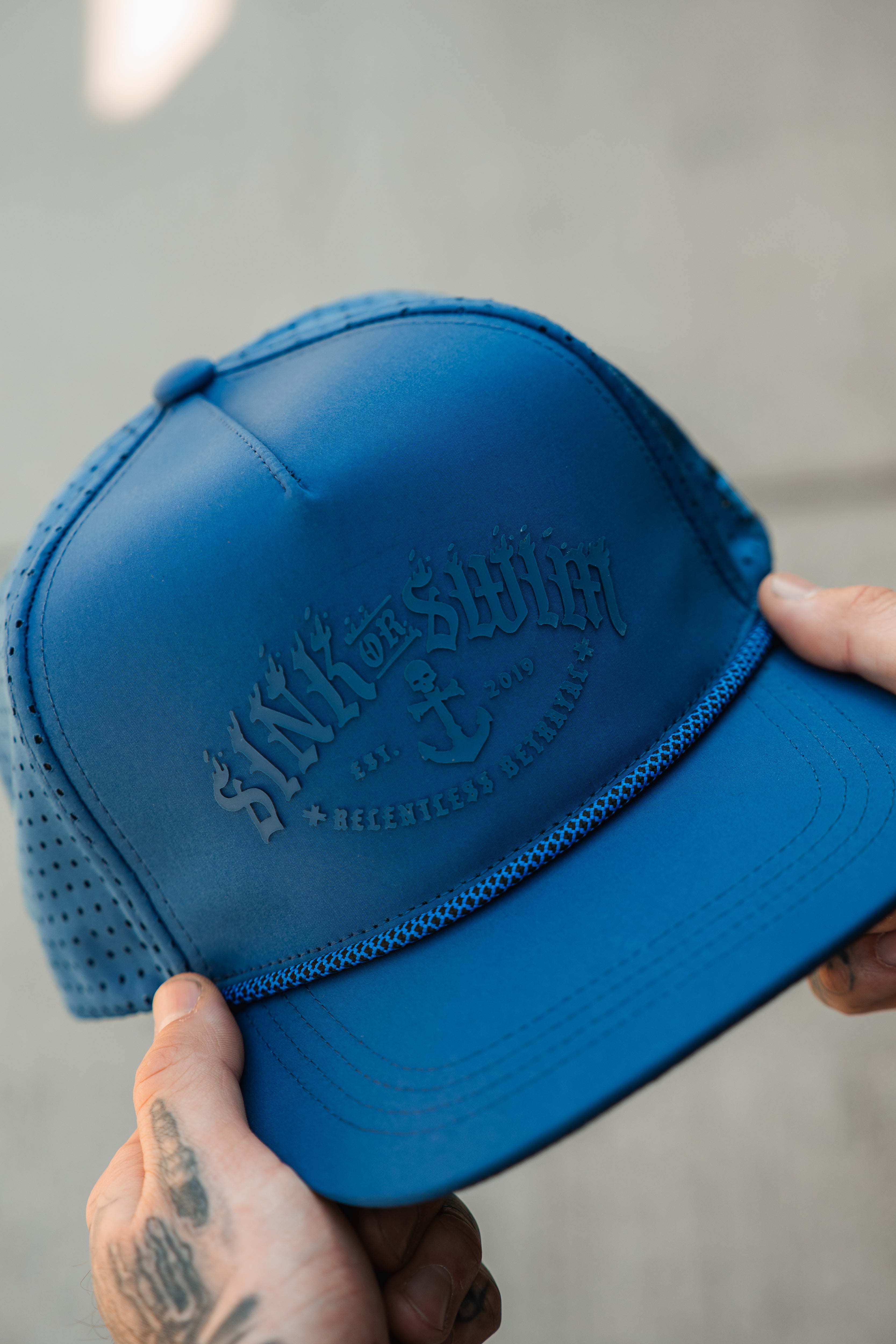 Dark Waters SOS Mute PVC Snapback