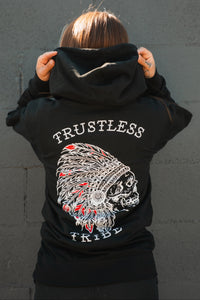 Sweat à capuche Trustless Chief ROUGE