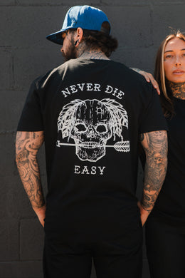 Never Die Easy Black T-Shirt