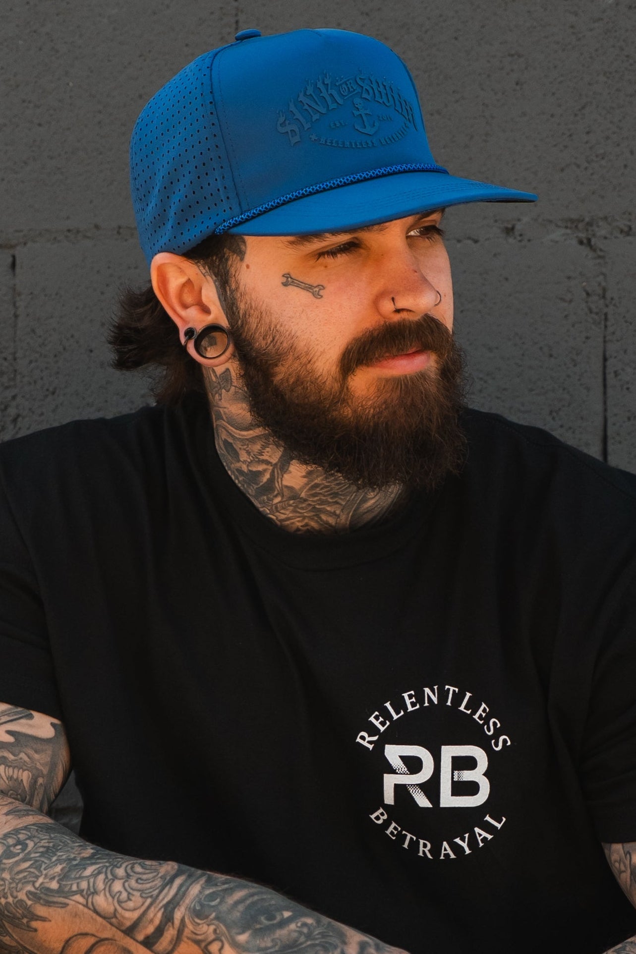 Dark Waters SOS Mute PVC Snapback