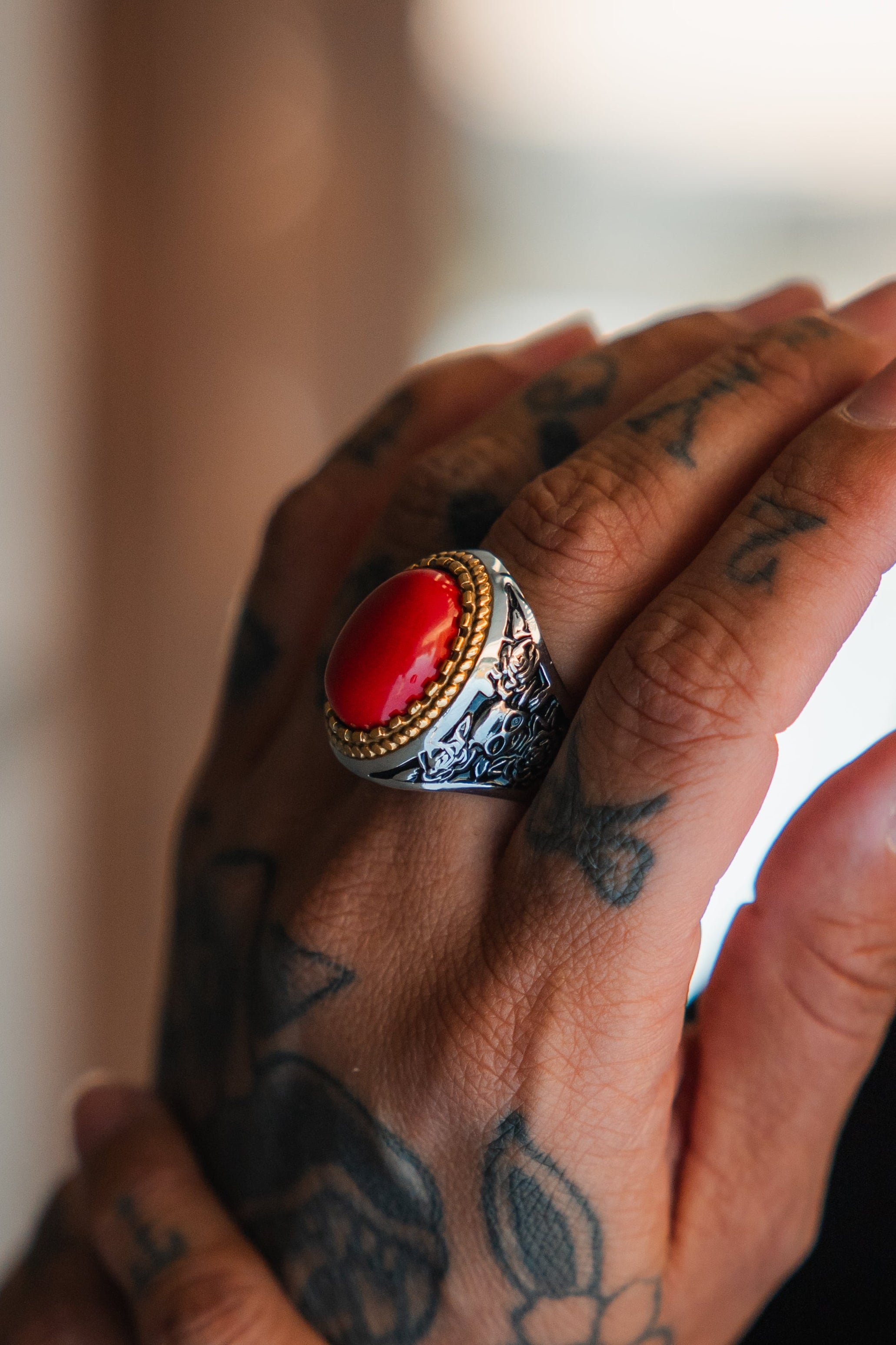 Burning Rose Ring