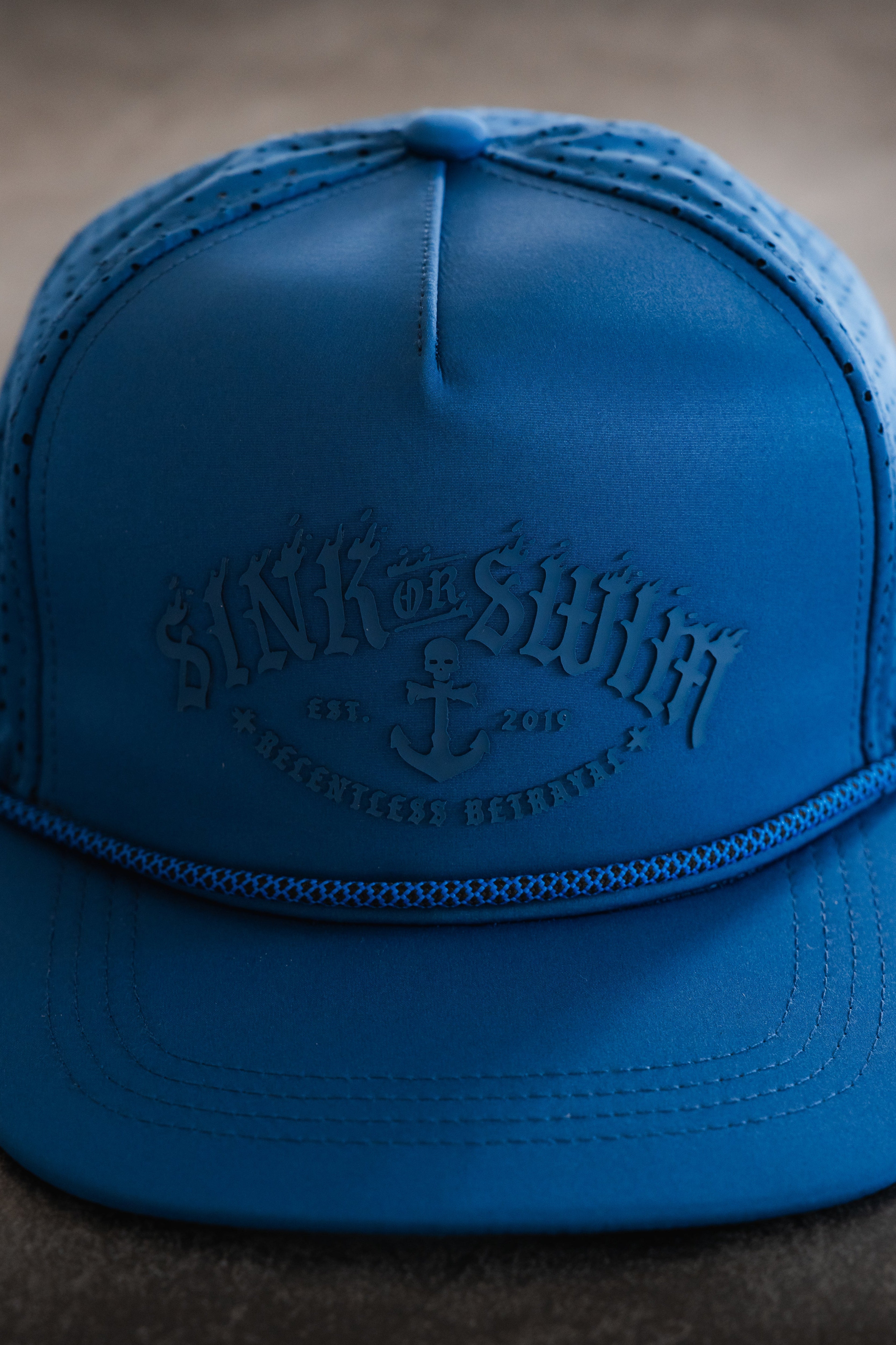 Dark Waters SOS Mute PVC Snapback
