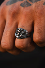 Load image into Gallery viewer, The Captain&#39;s Anchor Ring