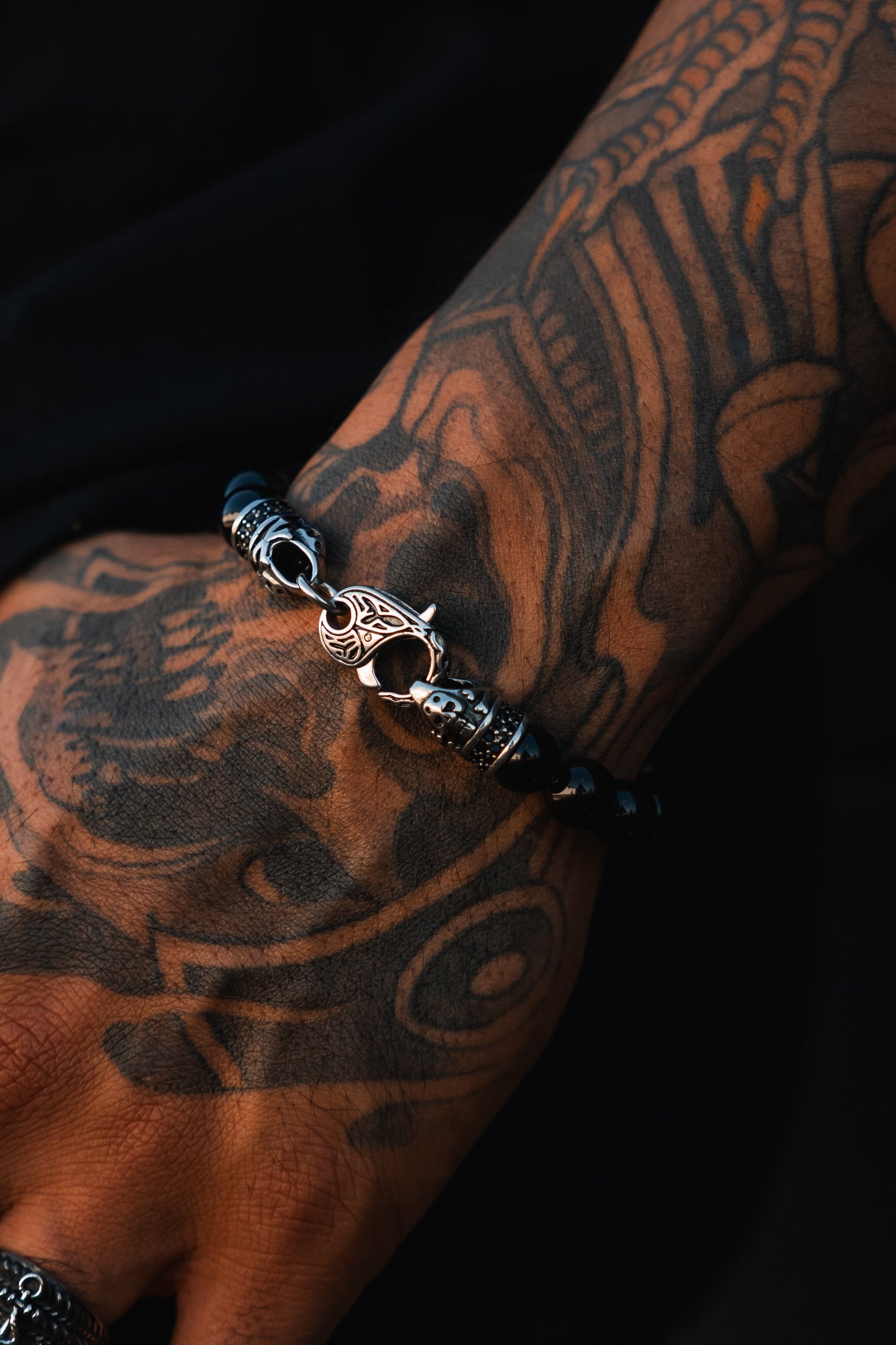 Black Pearl Gemstone Bracelet