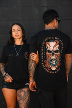 Load image into Gallery viewer, Between the Devil &amp; The Deep Blue Sea T-Shirt