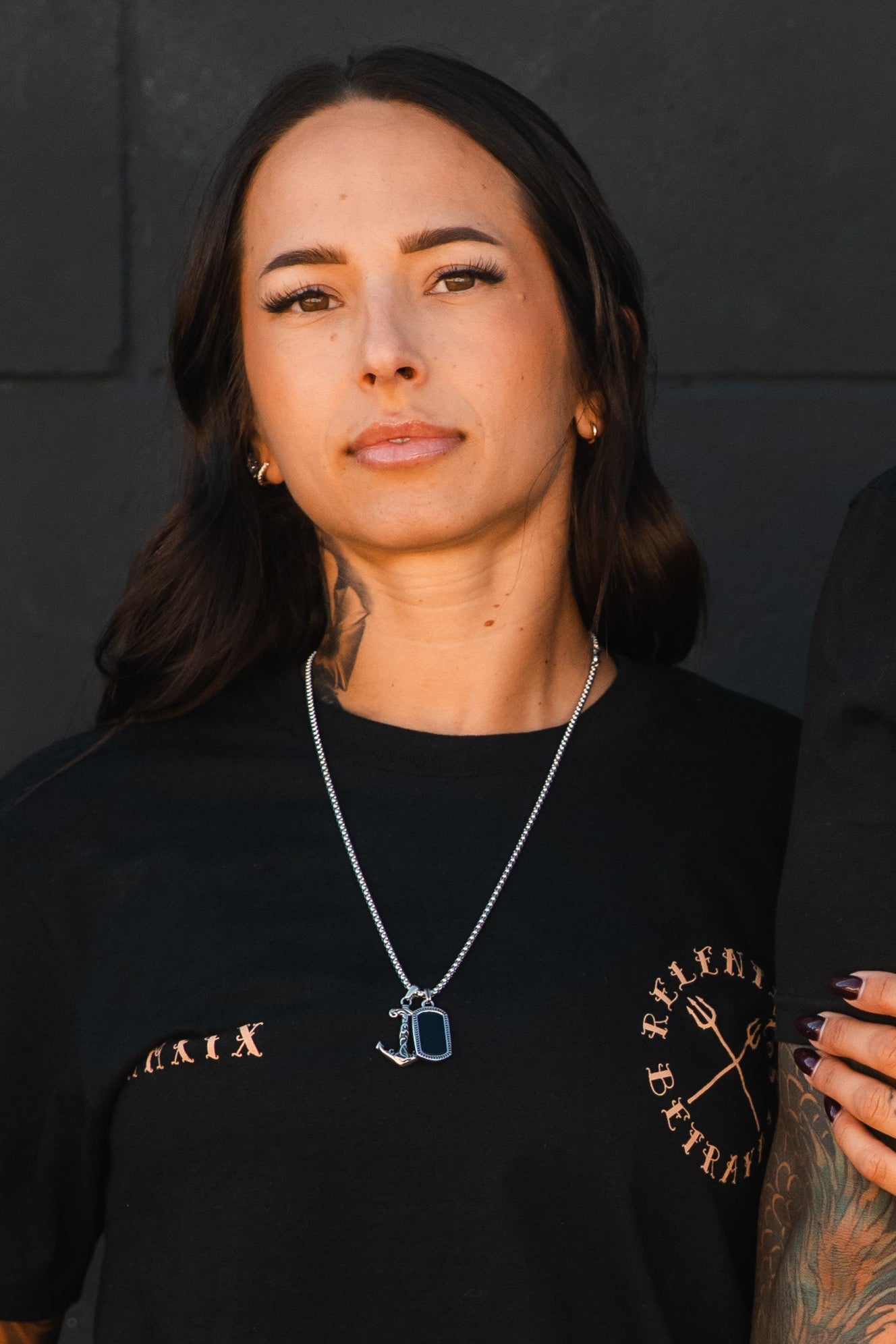 Anchored in Darkness Necklace