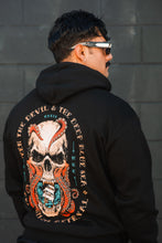 Load image into Gallery viewer, Between the Devil &amp; The Deep Blue Sea Hoodie