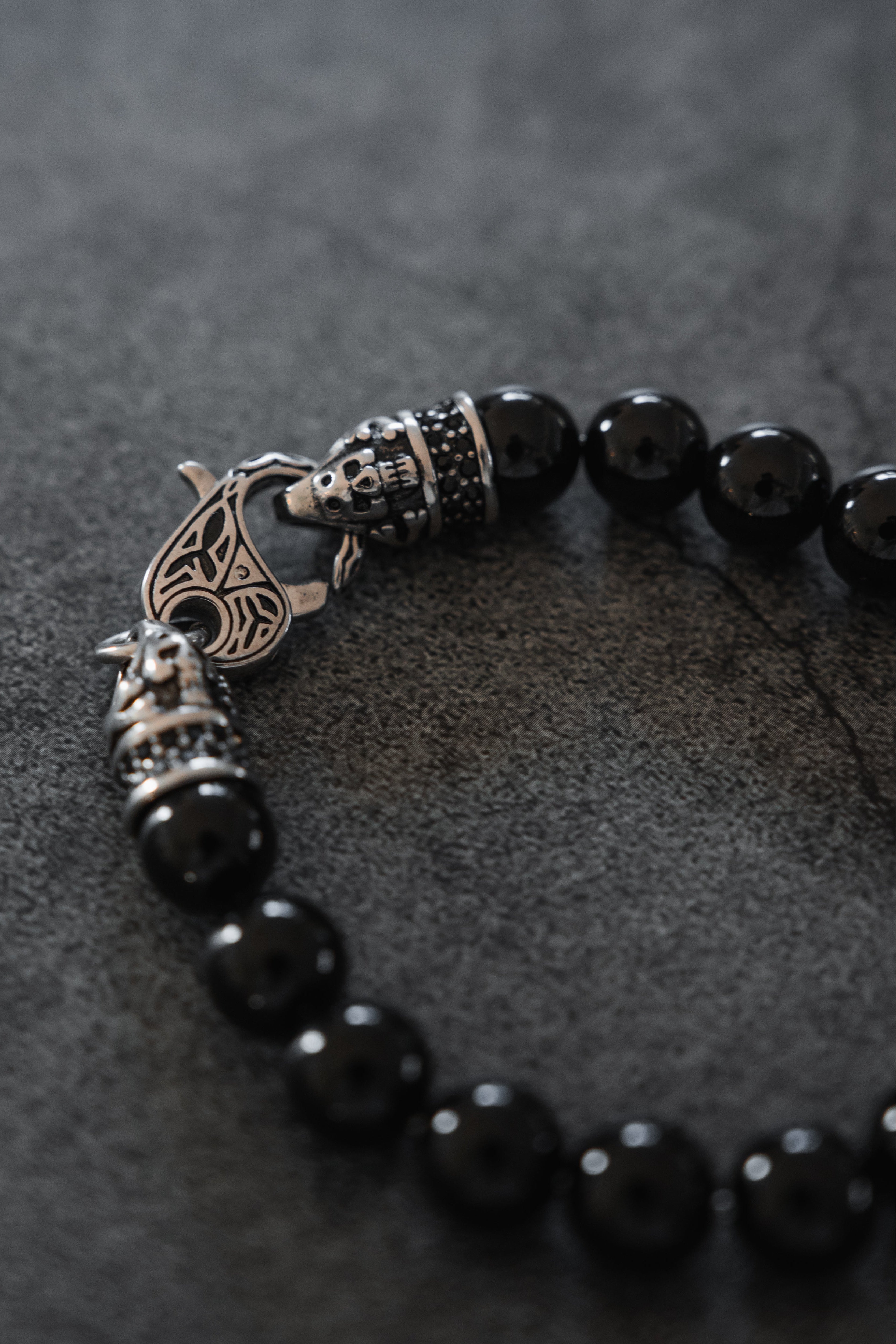 Black Pearl Gemstone Bracelet