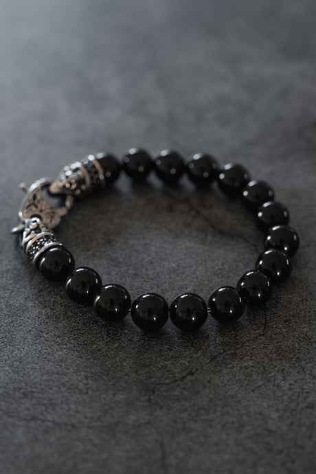 Black Pearl Gemstone Bracelet