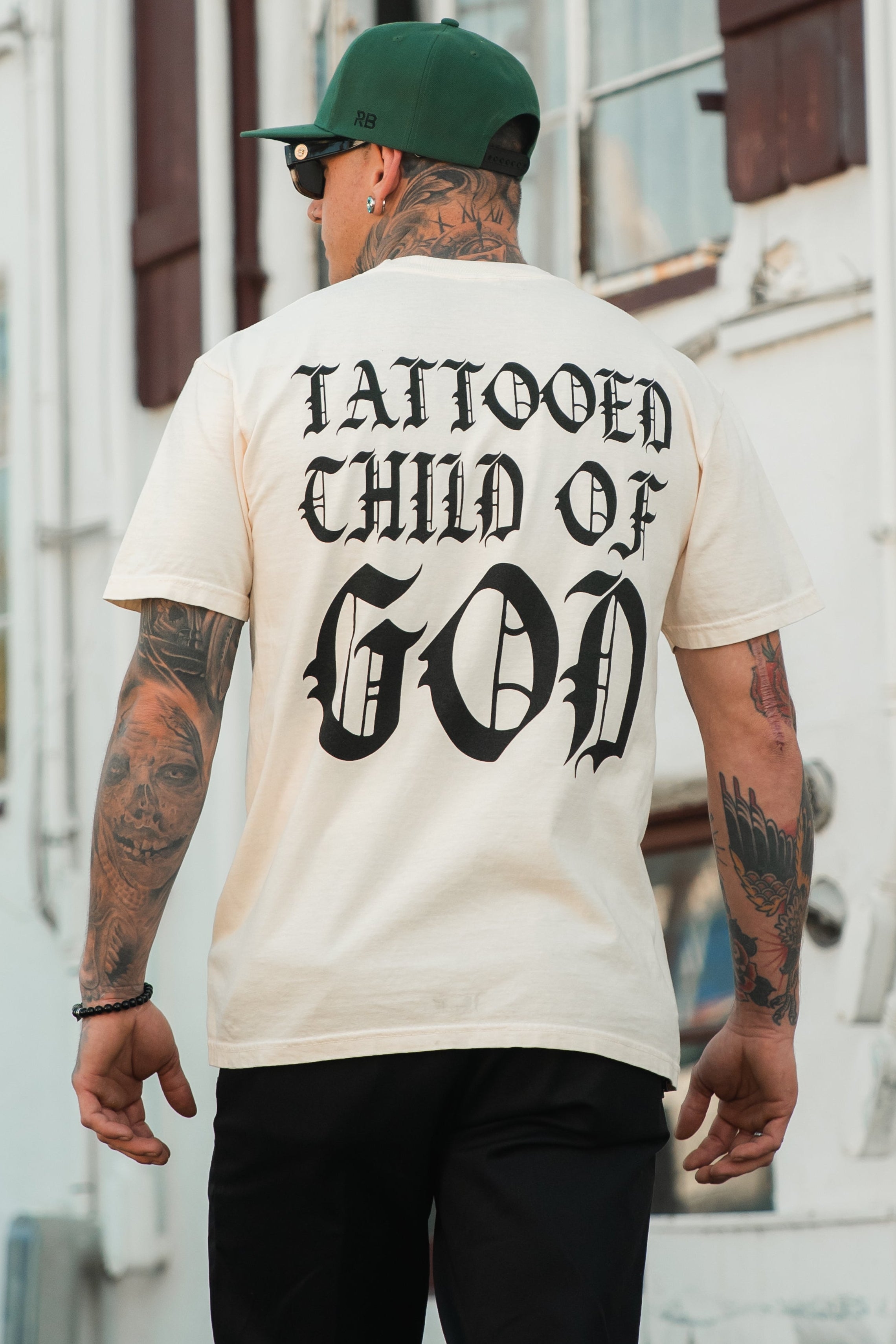 Tattooed Child of God Premium Ivory T-Shirt