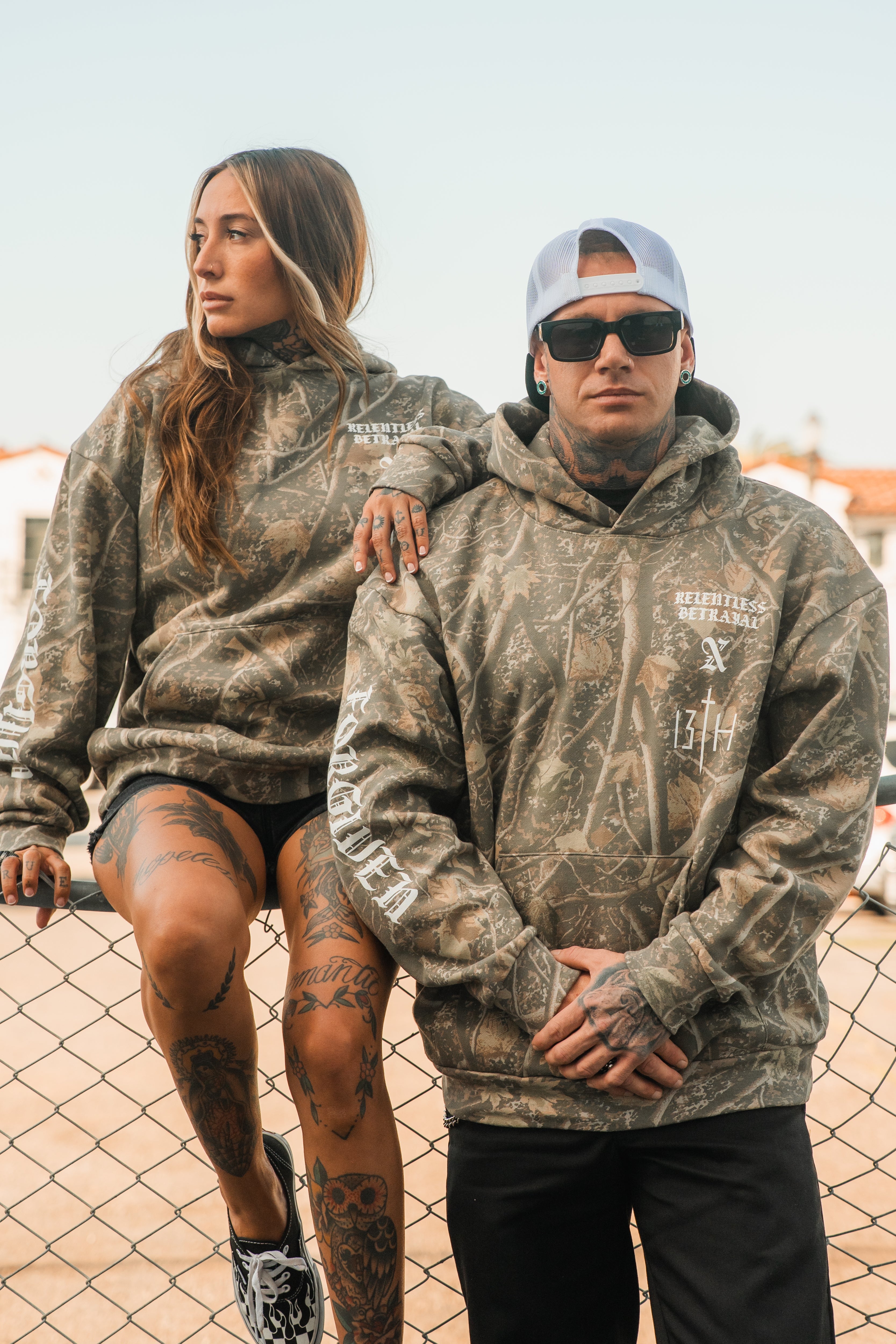 Tattooed Child of God Premium Deadwood Camo Hoodie