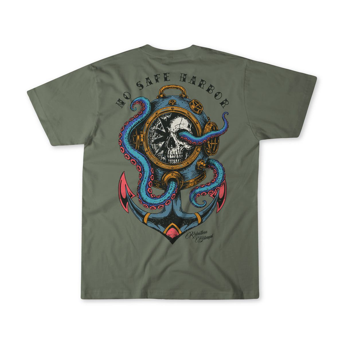 No Safe Harbor Premium Olive T-Shirt