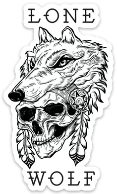 Lone Wolf Decal