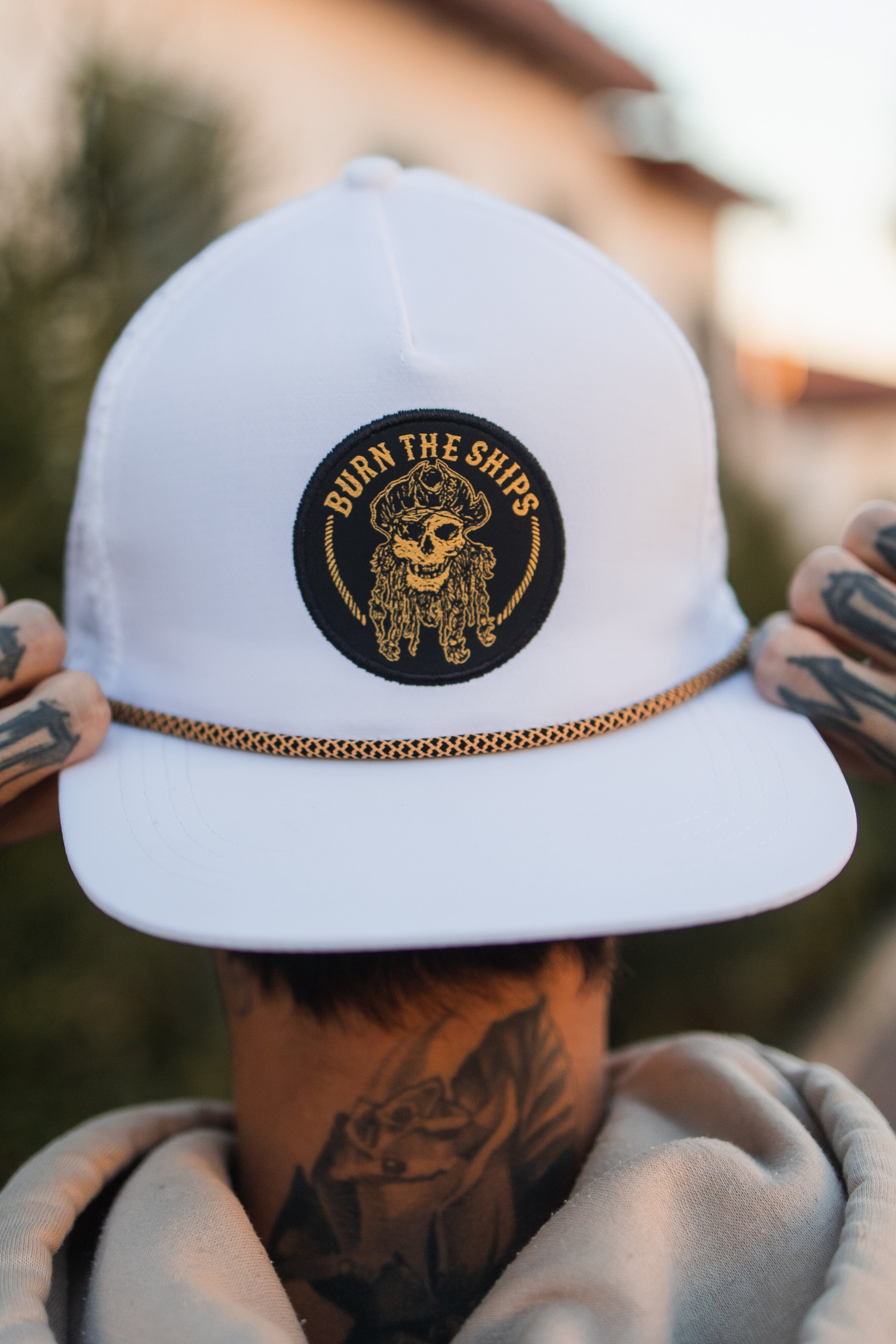 Burn The Ships WHITEOUT Snapback