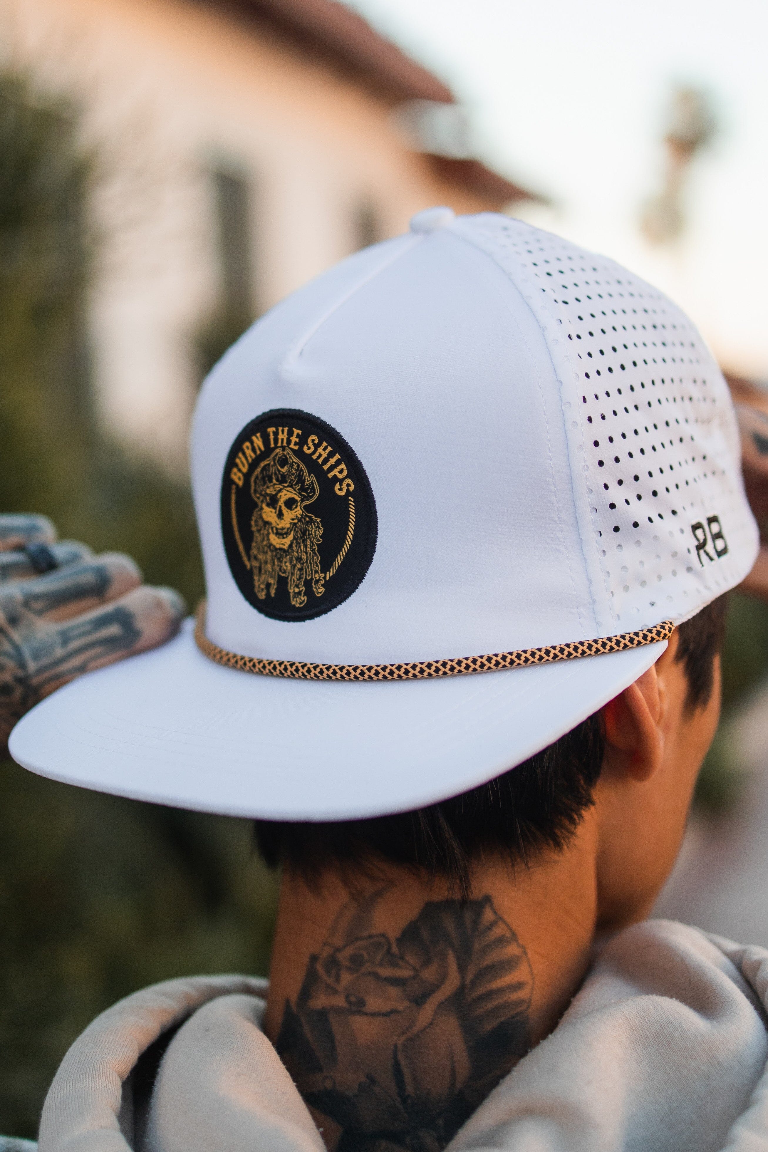 Burn The Ships WHITEOUT Snapback