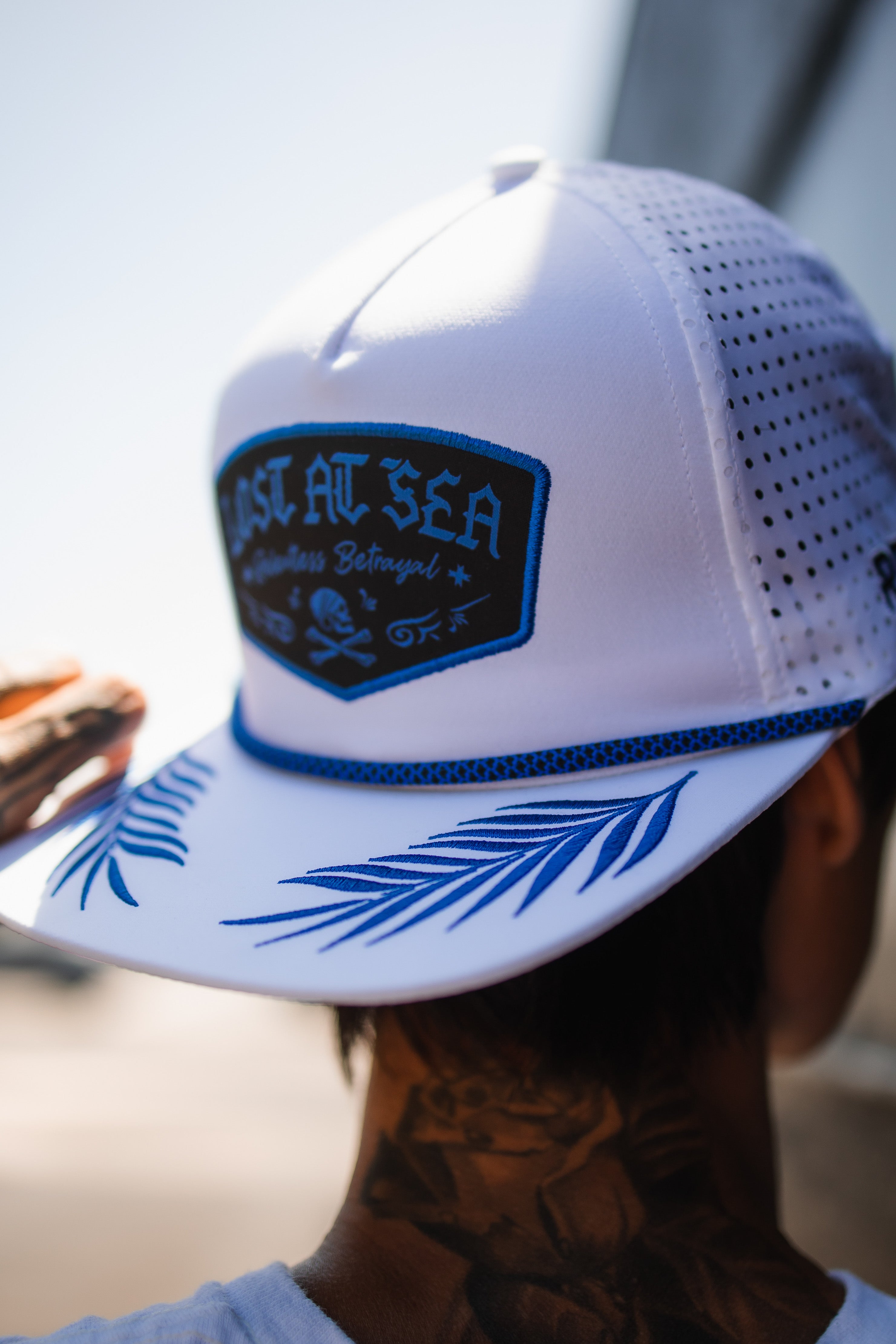 Lost At Sea WHITEOUT Snapback