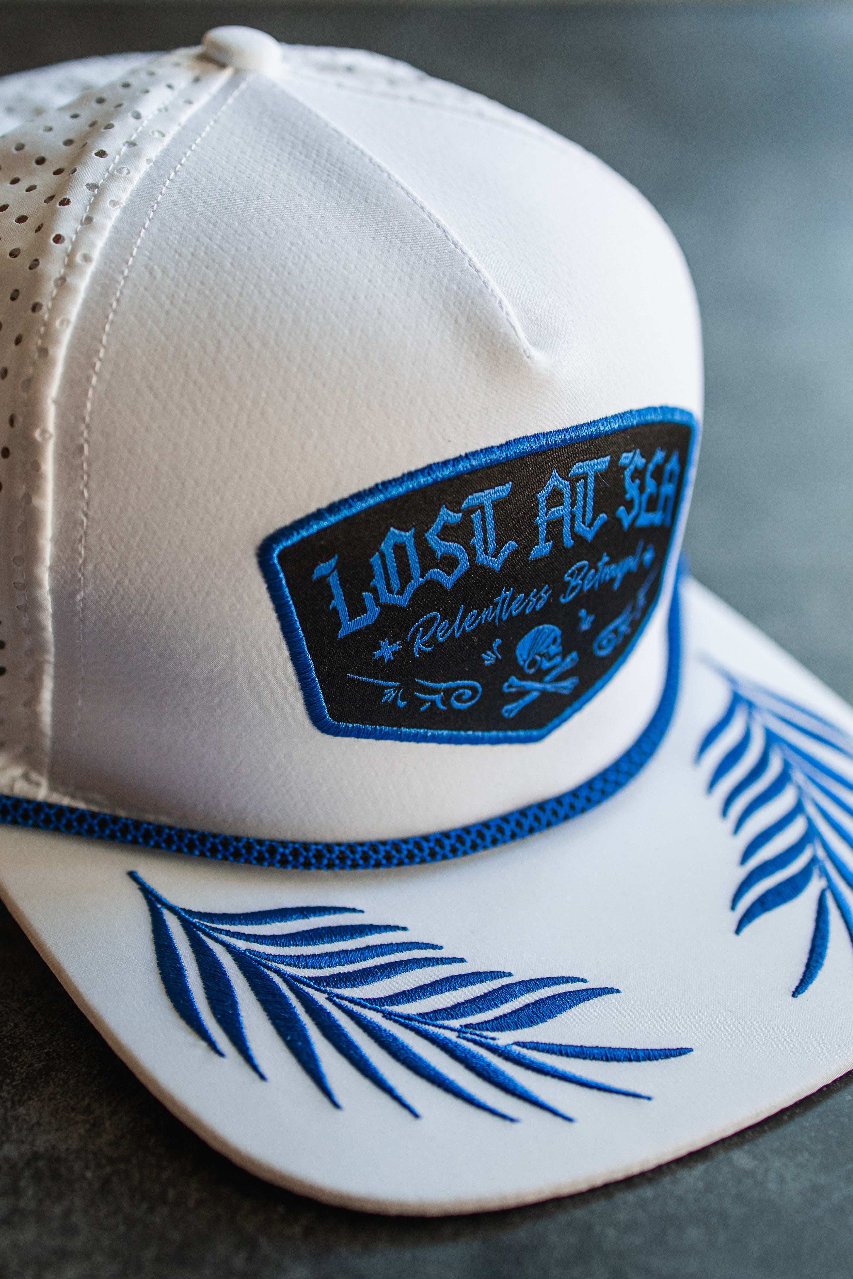 Lost At Sea WHITEOUT Snapback