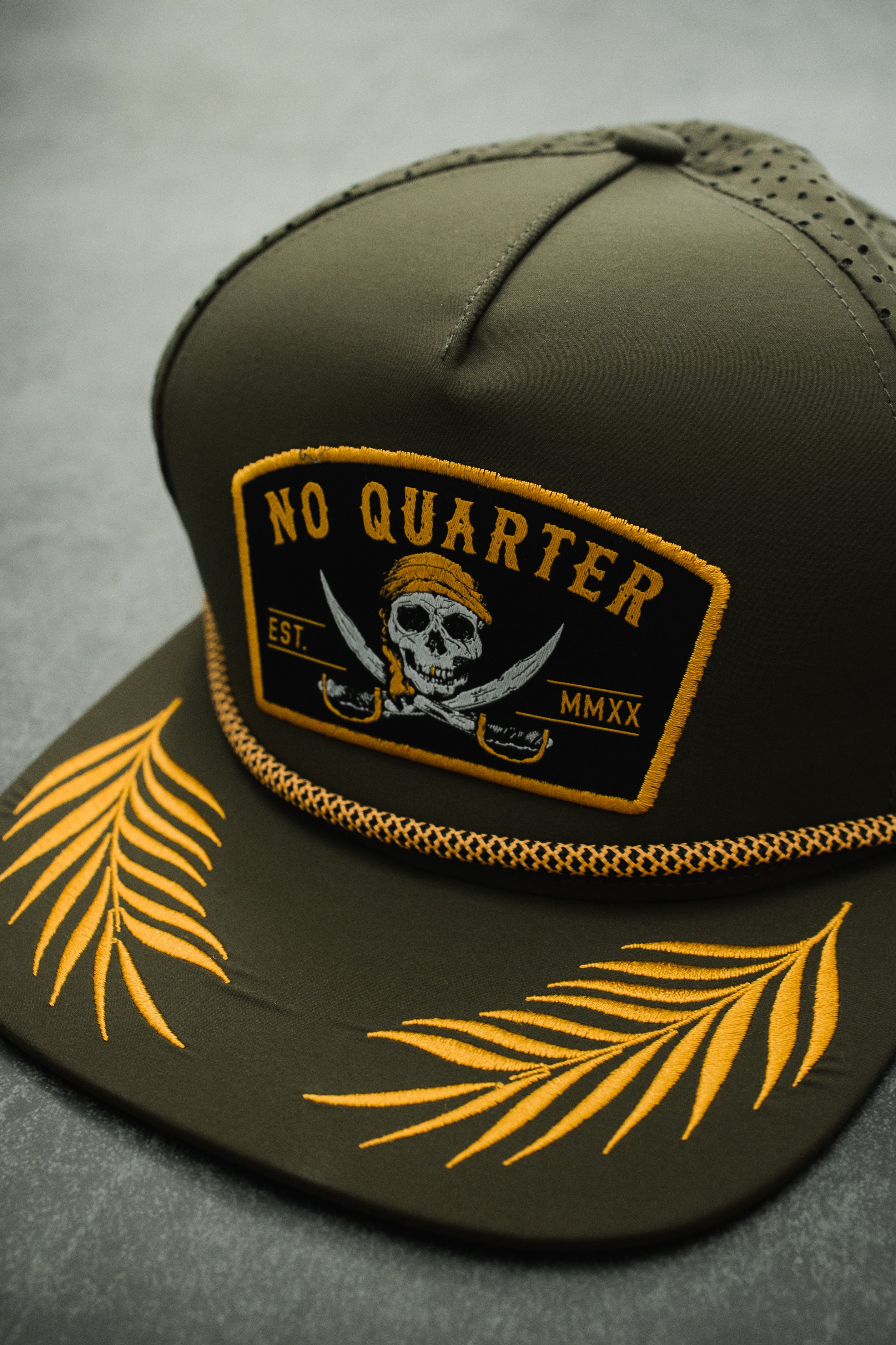 No Quarter Olive Snapback