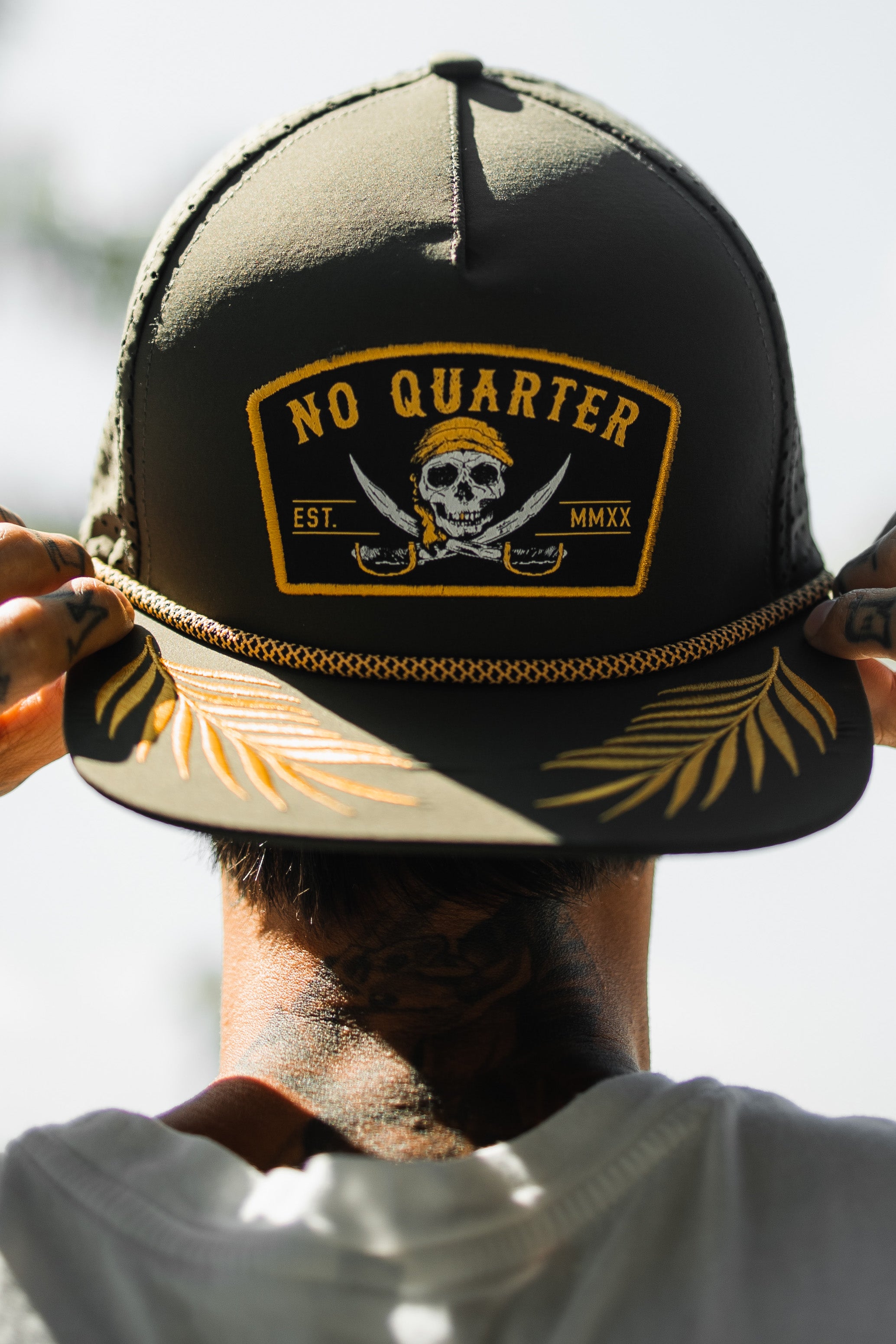 No Quarter Olive Snapback