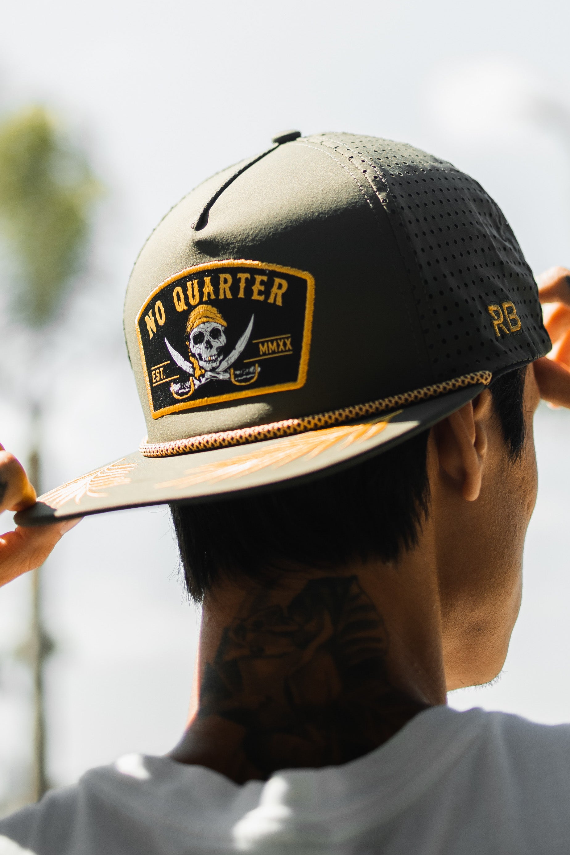 No Quarter Olive Snapback