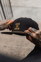 Load image into Gallery viewer, Sink Or Swim BLACKOUT Snapback