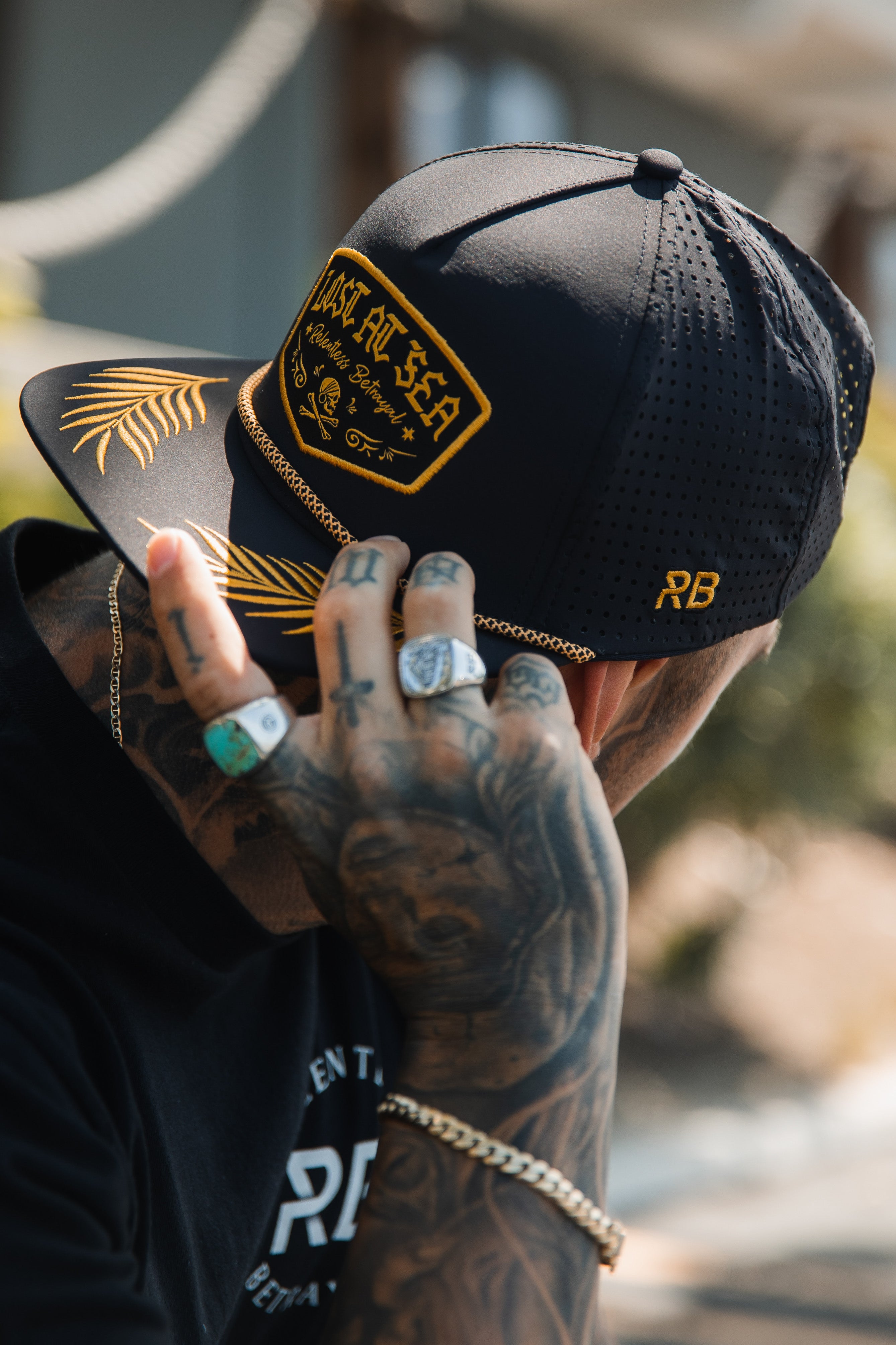 Lost At Sea BLACKOUT Snapback