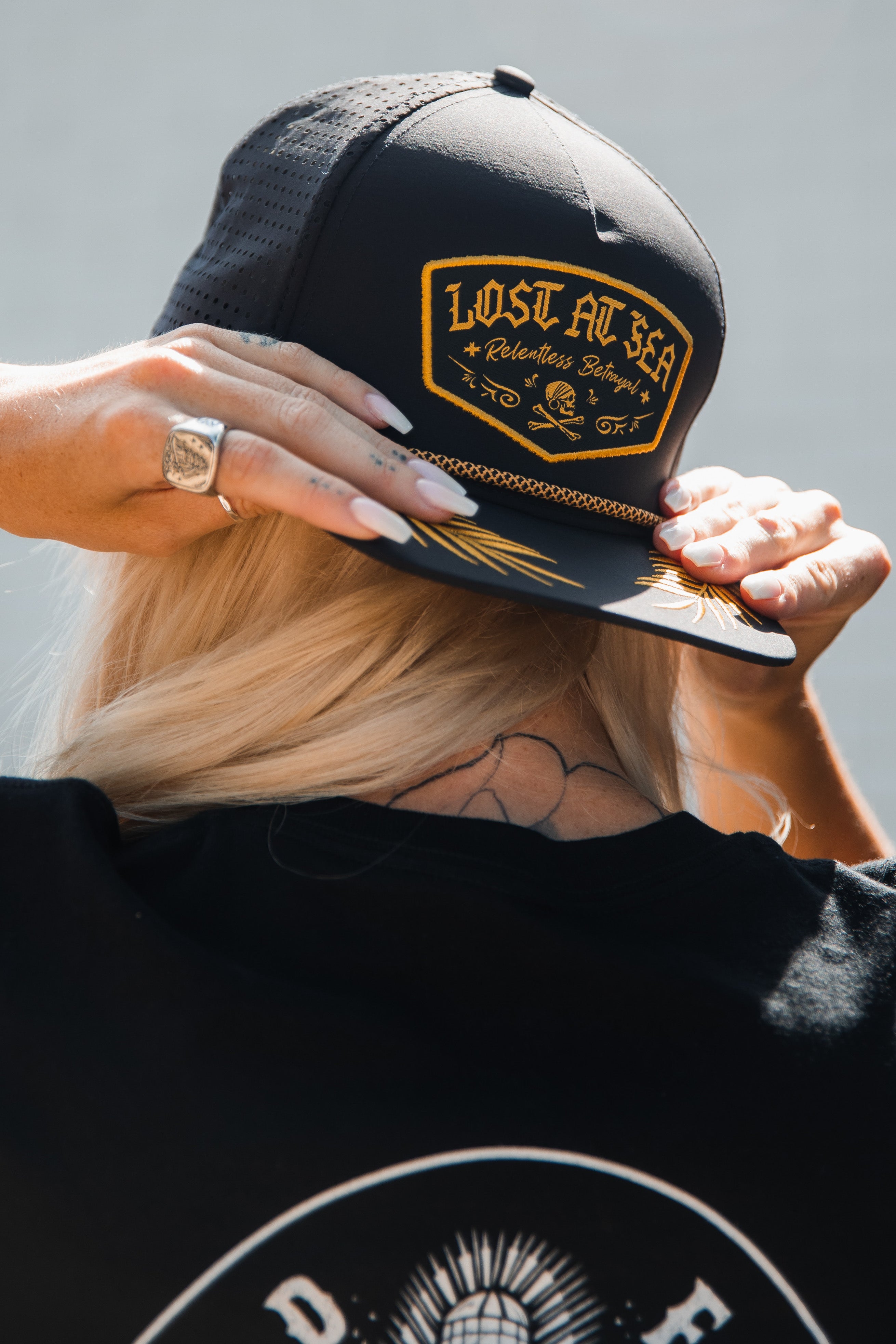 Lost At Sea BLACKOUT Snapback