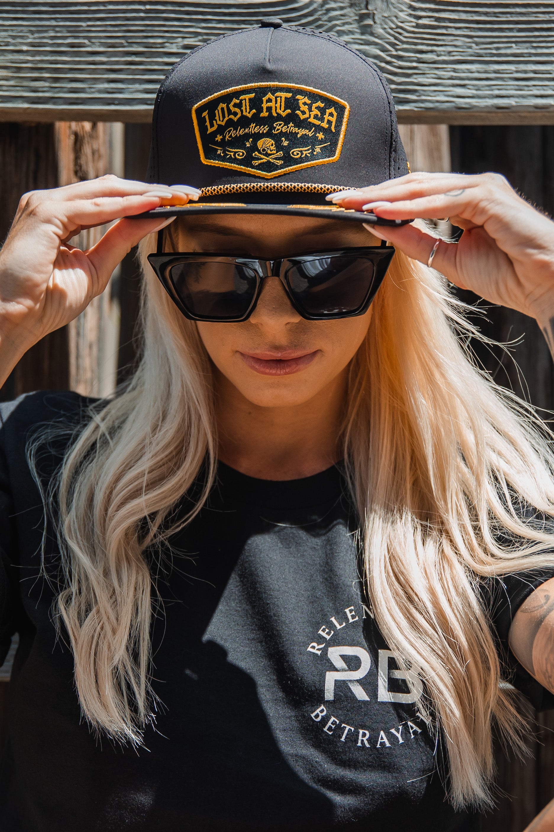 Lost At Sea BLACKOUT Snapback