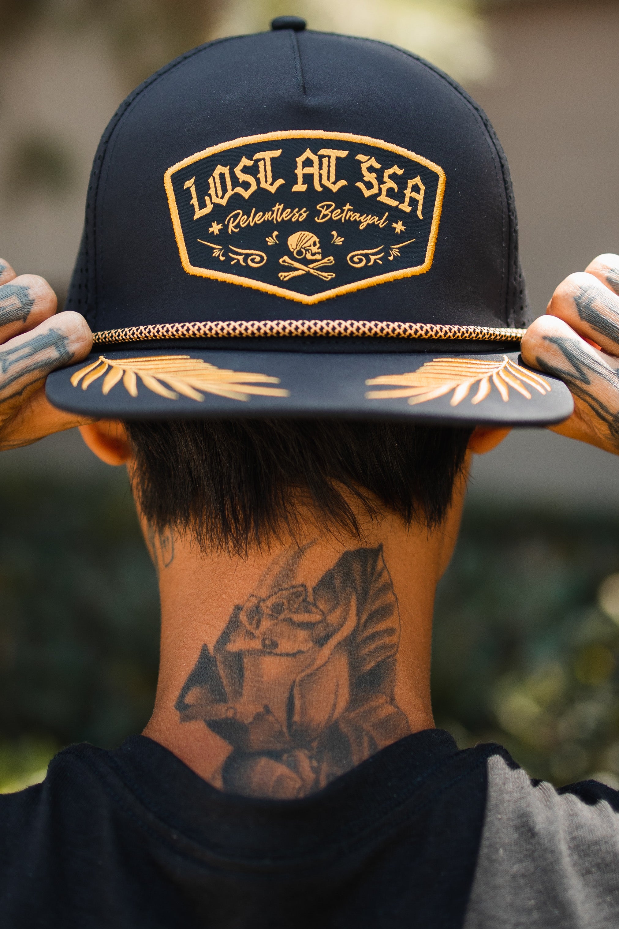 Lost At Sea BLACKOUT Snapback