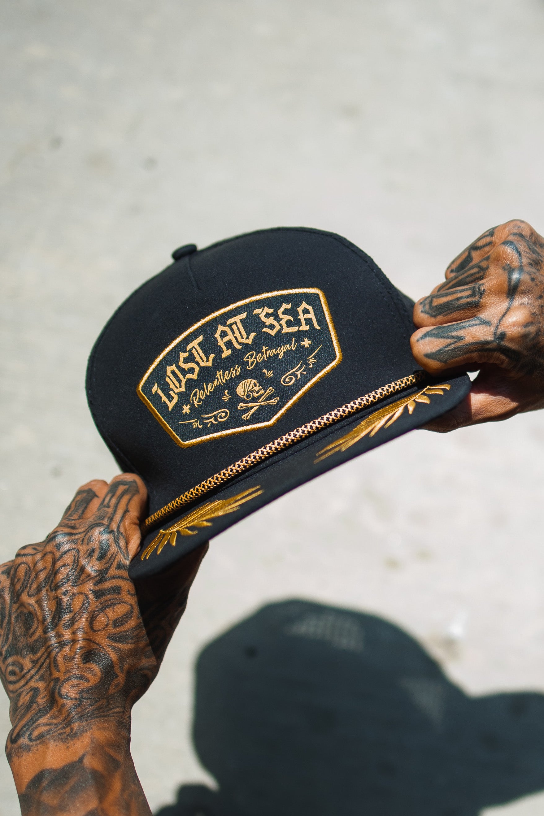 Lost At Sea BLACKOUT Snapback
