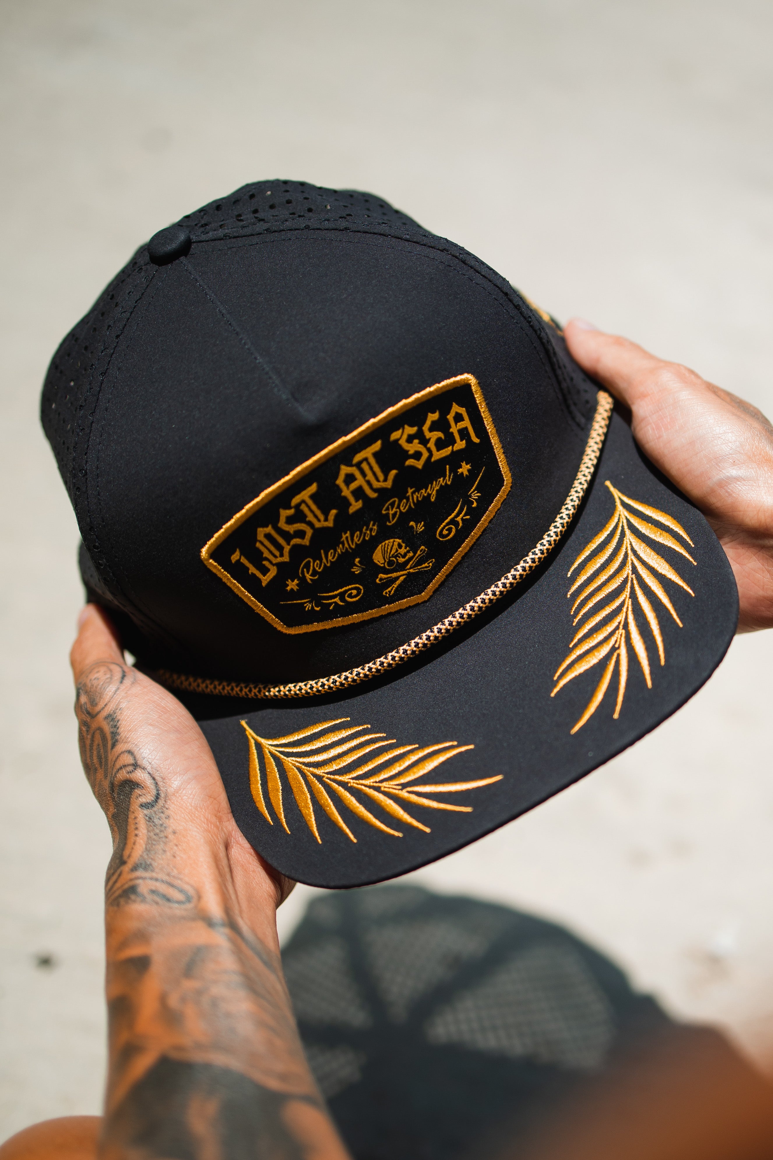 Lost At Sea BLACKOUT Snapback