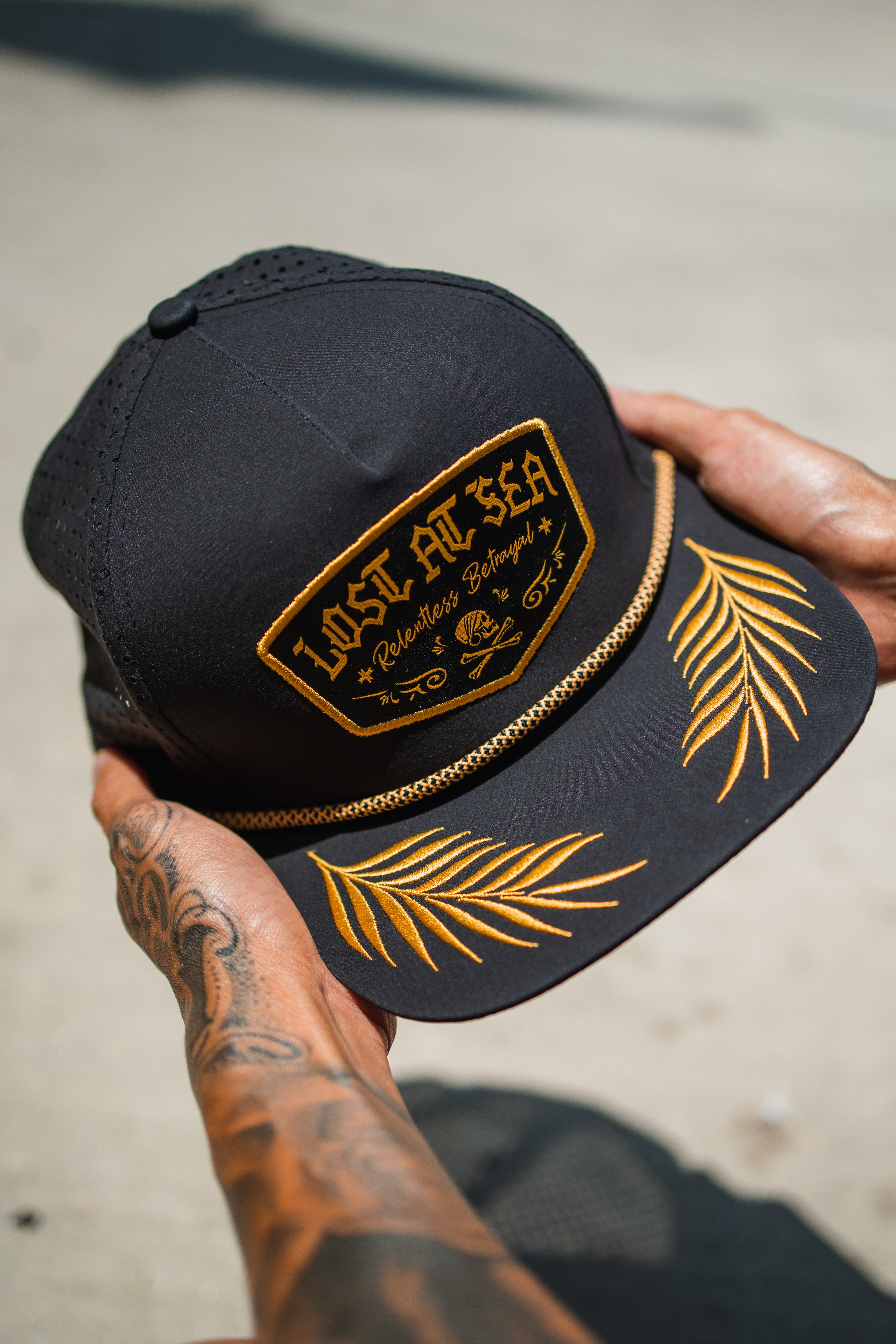 Lost At Sea BLACKOUT Snapback