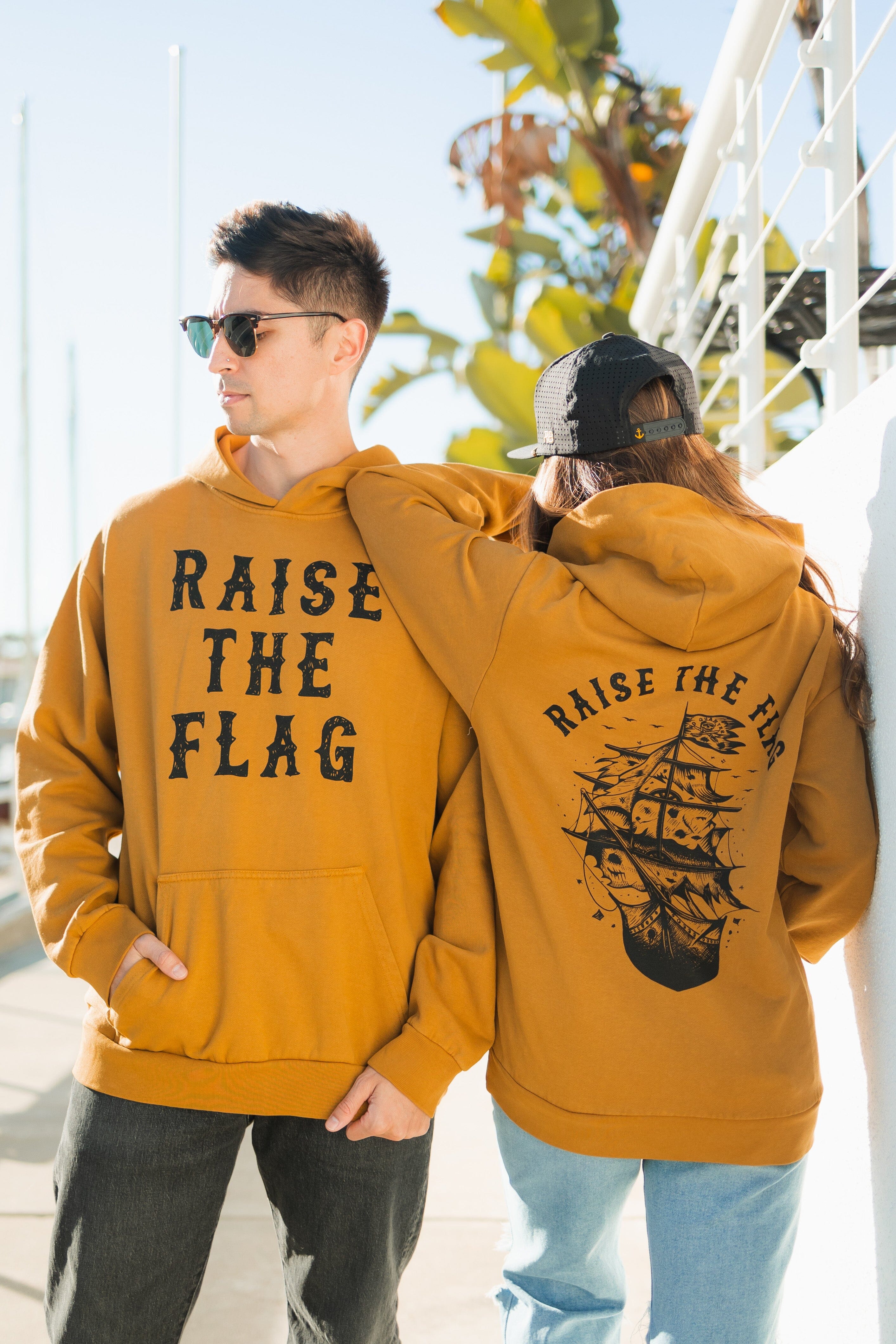 Raise the Flag Premium Toast Hoodie