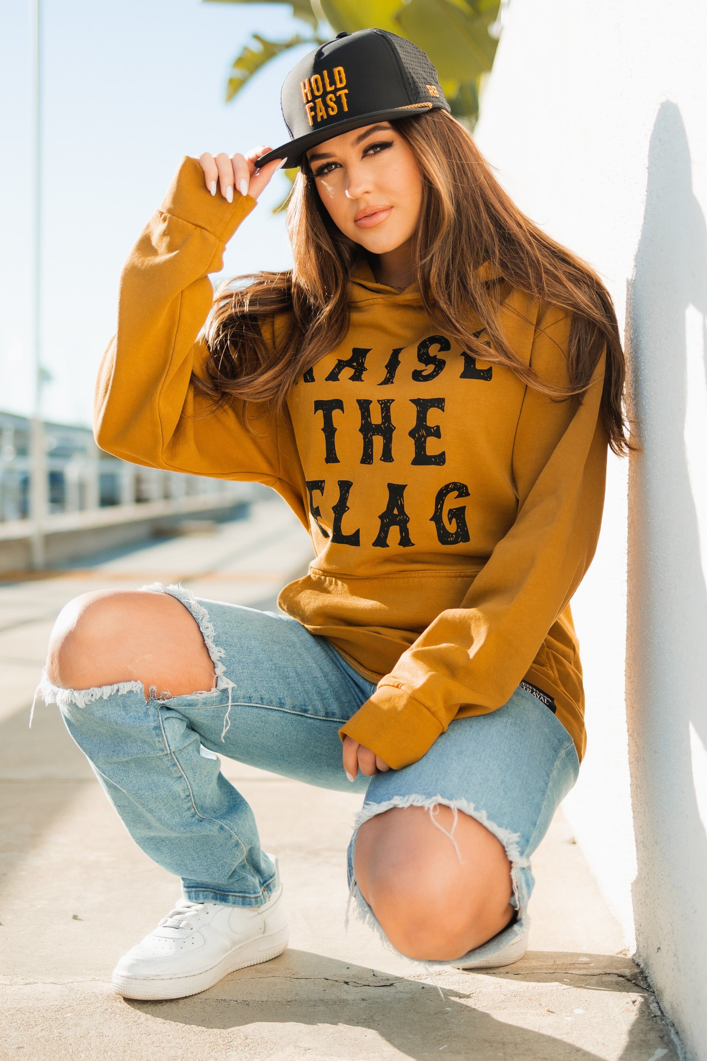 Raise the Flag Premium Toast Hoodie