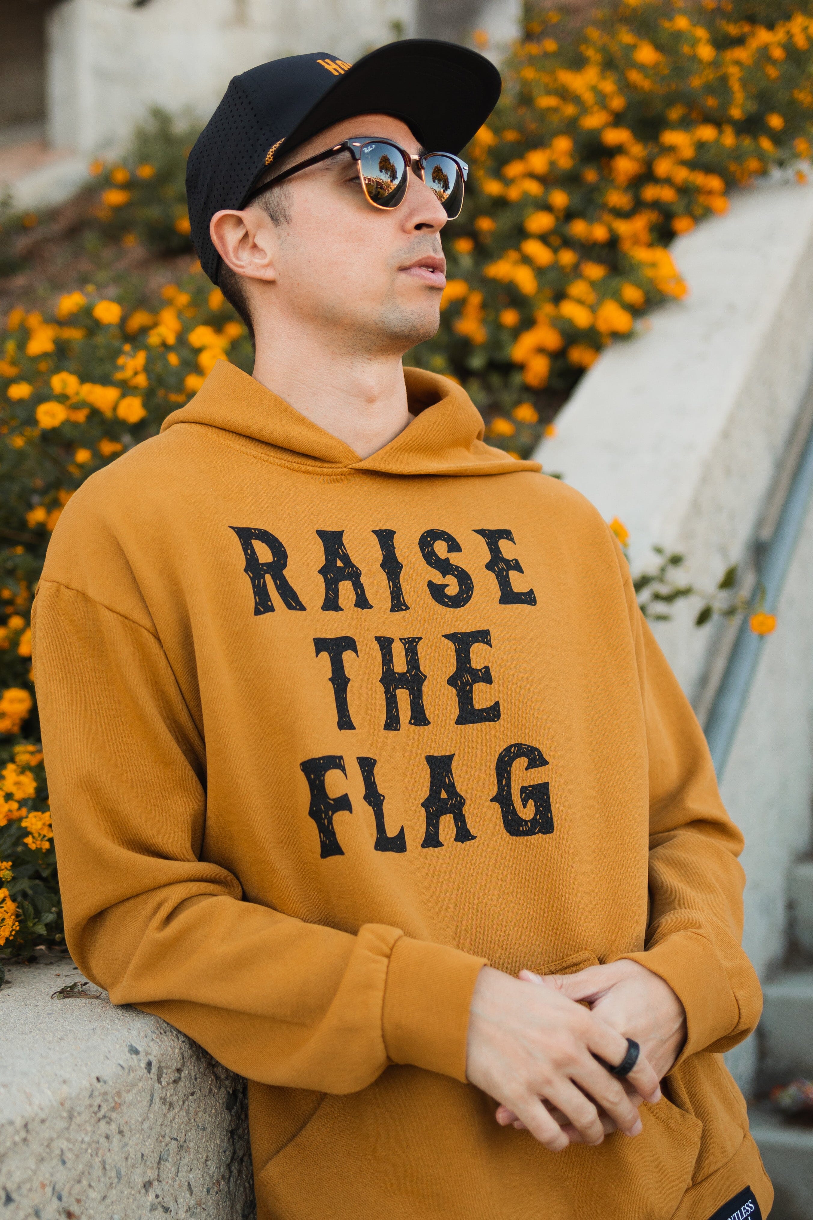 Raise the Flag Premium Toast Hoodie