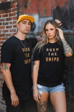 Load image into Gallery viewer, Burn The Ships Gold Foil T-Shirt