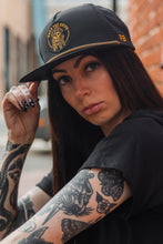 Load image into Gallery viewer, Burn The Ships BLACKOUT Snapback