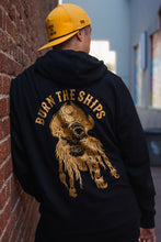 Load image into Gallery viewer, Burn The Ships Gold Foil Hoodie