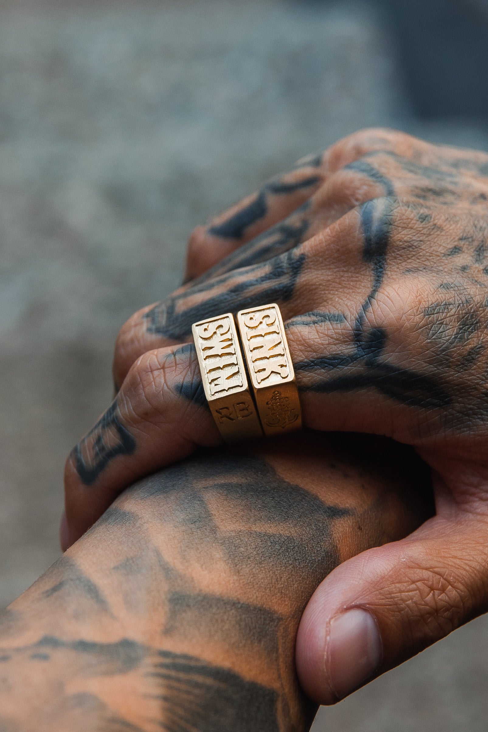 Gold Sink or Swim Rings