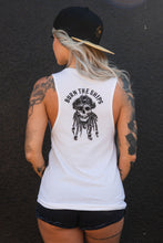 Load image into Gallery viewer, Women&#39;s- Burn The Ships White Tank