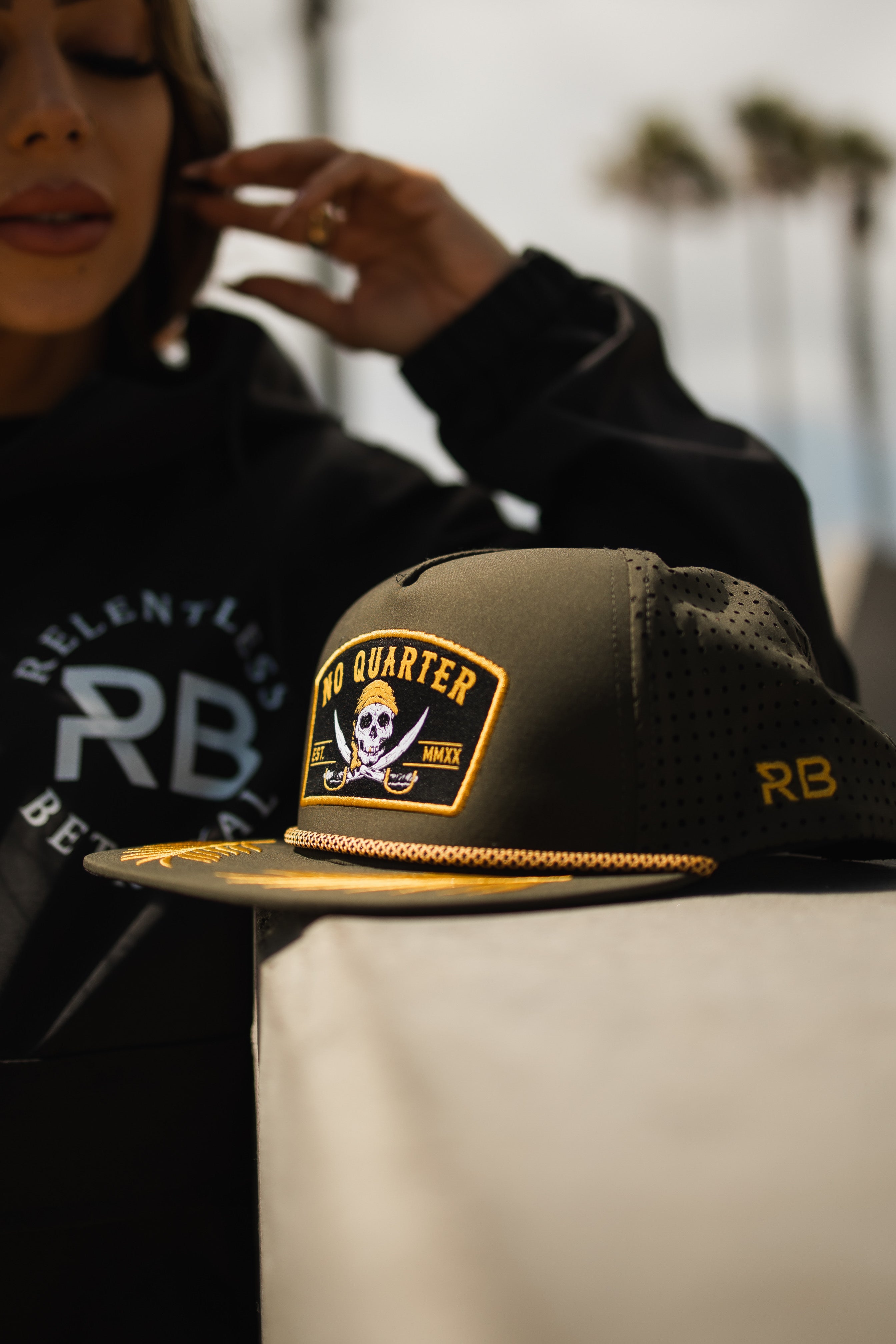 No Quarter Olive Snapback