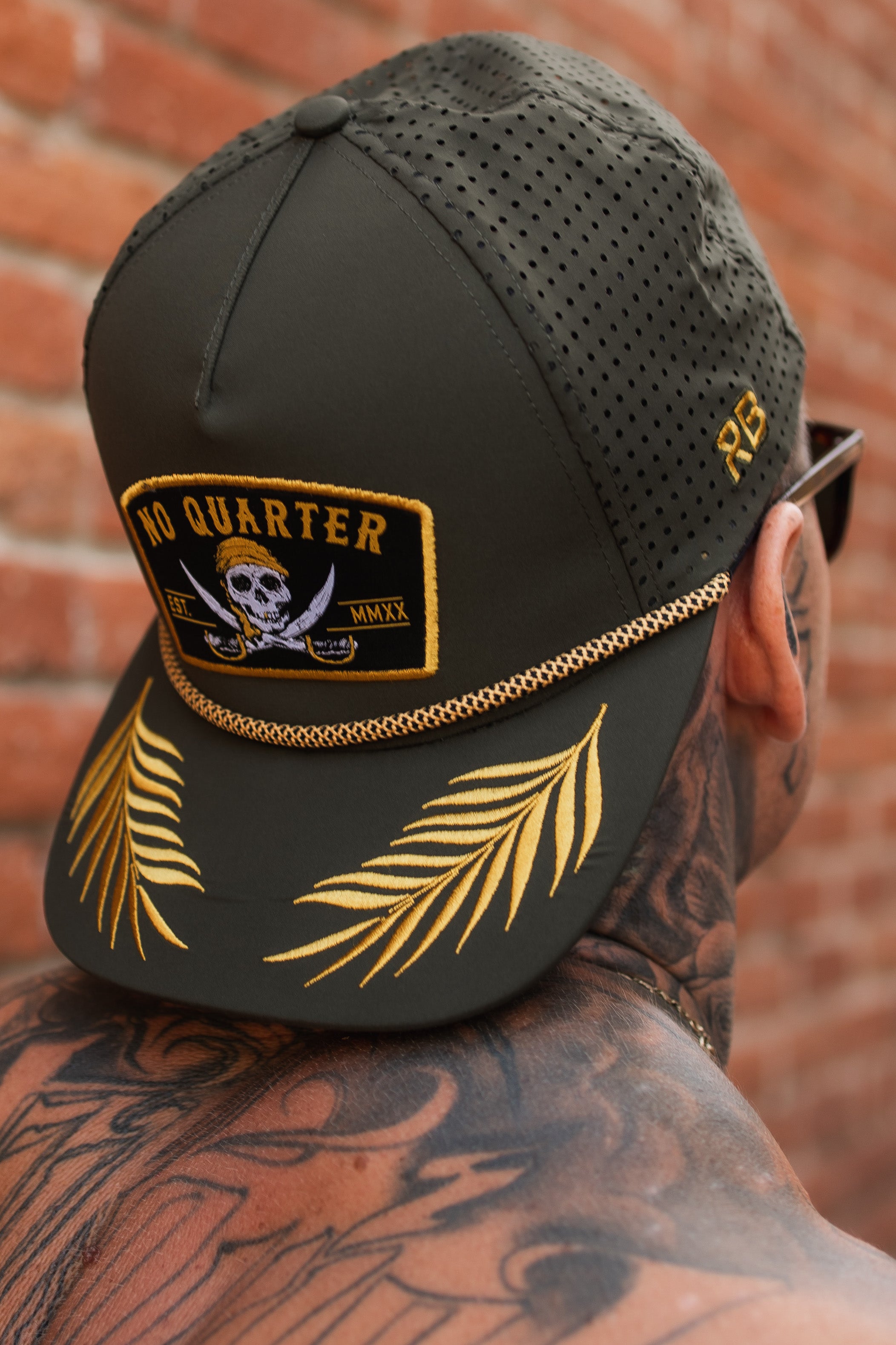 No Quarter Olive Snapback