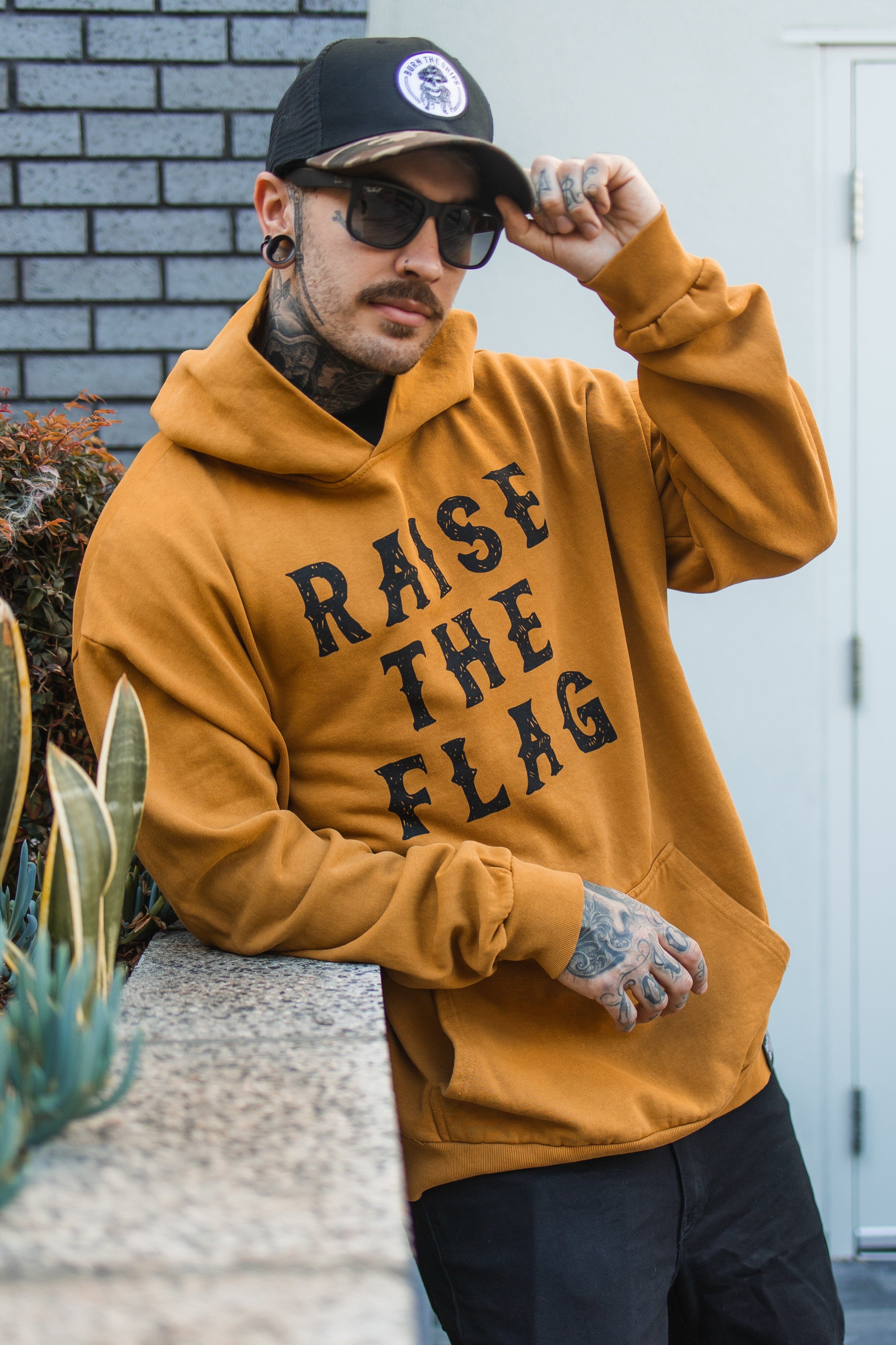 Raise the Flag Premium Toast Hoodie