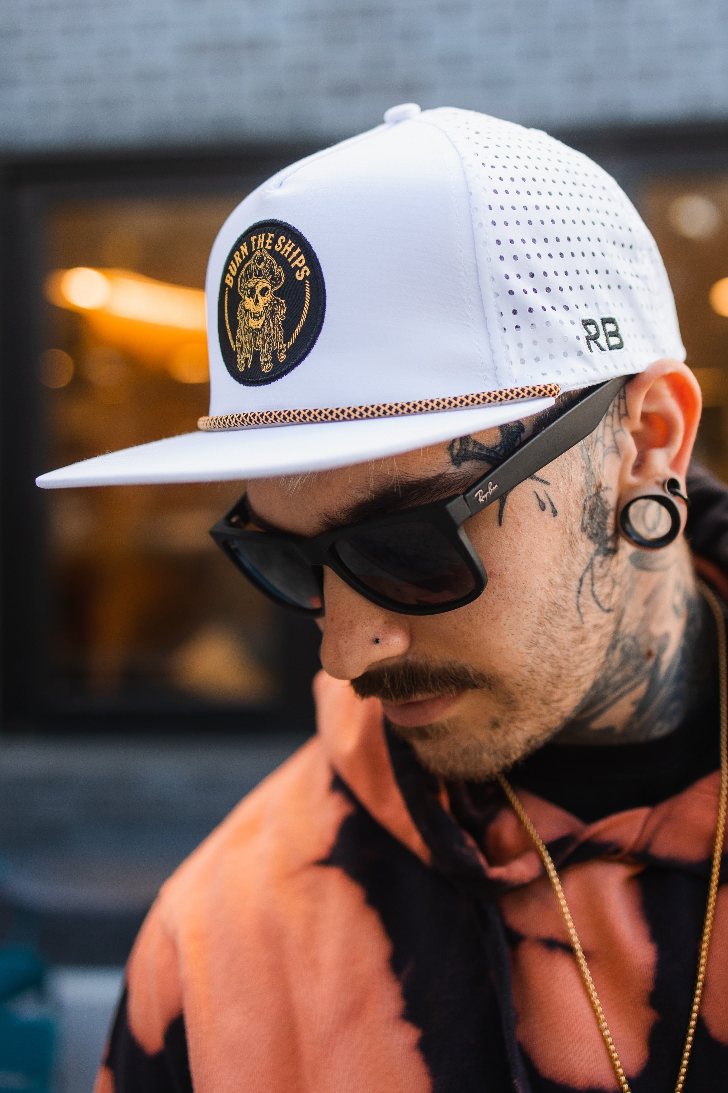 Burn The Ships WHITEOUT Snapback