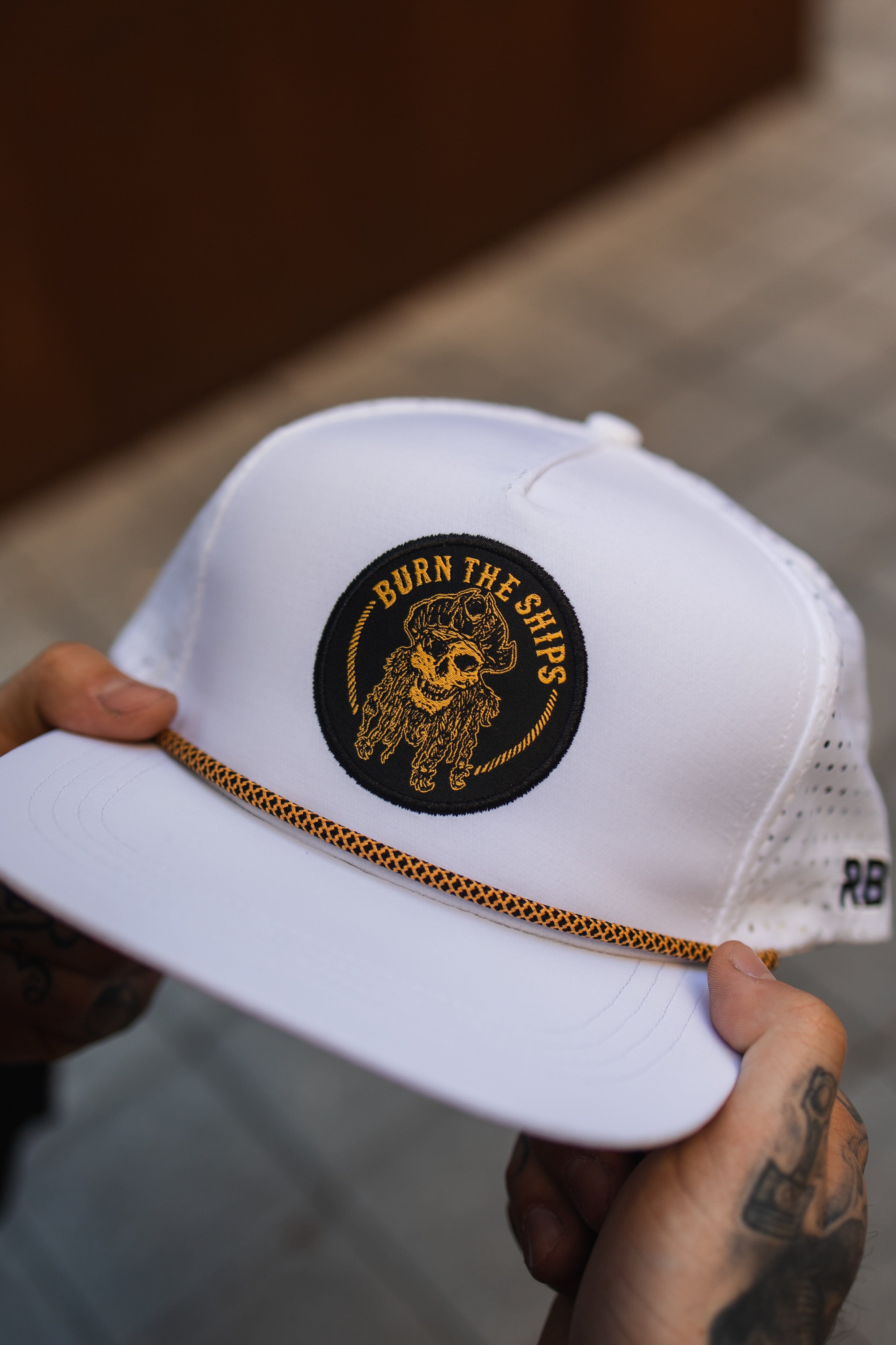 Burn The Ships WHITEOUT Snapback