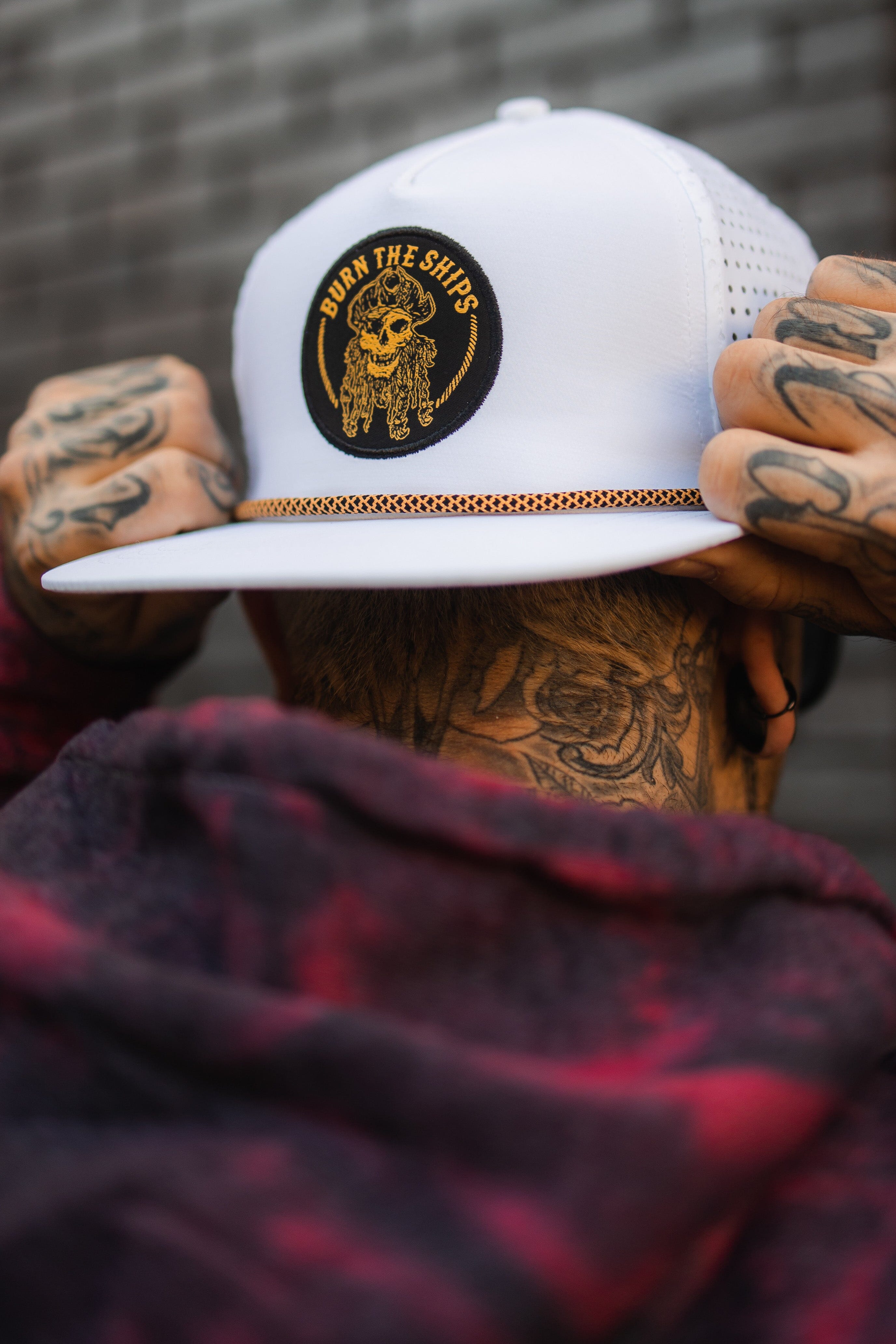 Burn The Ships WHITEOUT Snapback