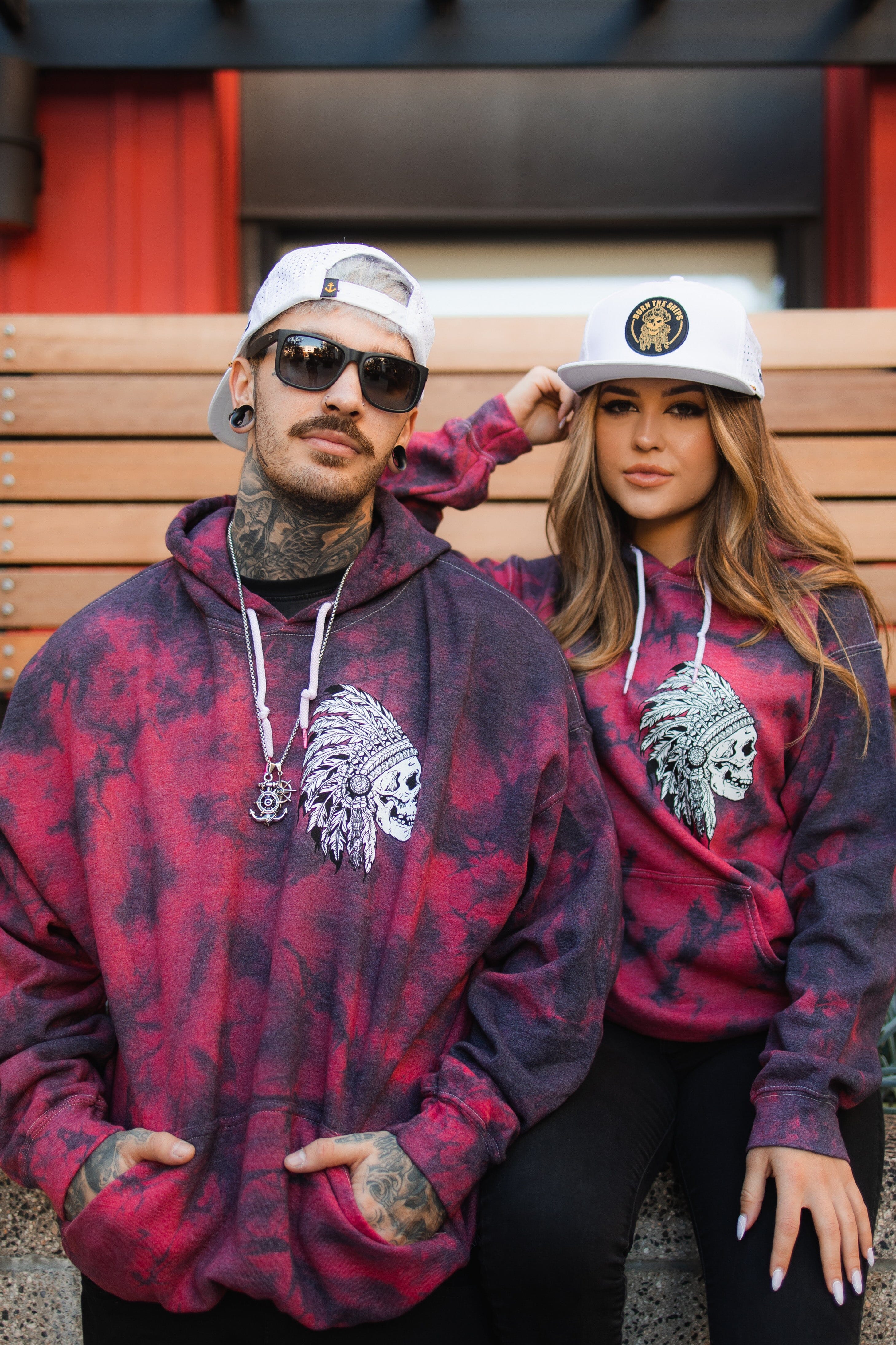 Trustless Chief Tie Dye Hoodie