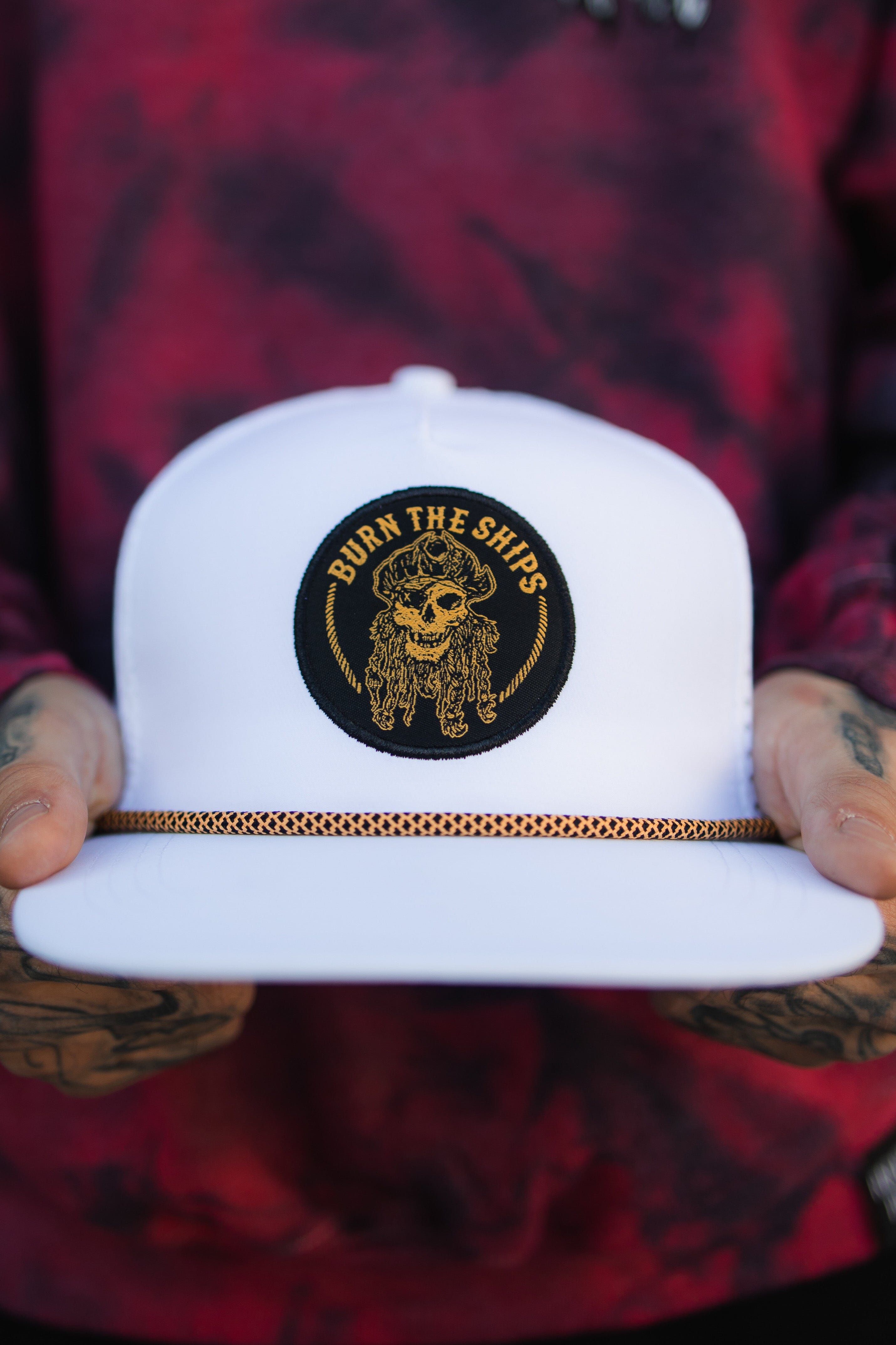 Burn The Ships WHITEOUT Snapback