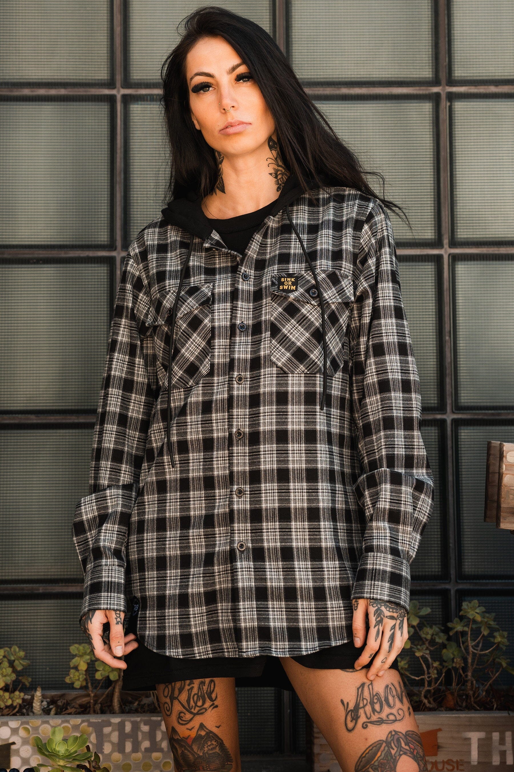 Sink Or Swim Premium Hooded Flannel