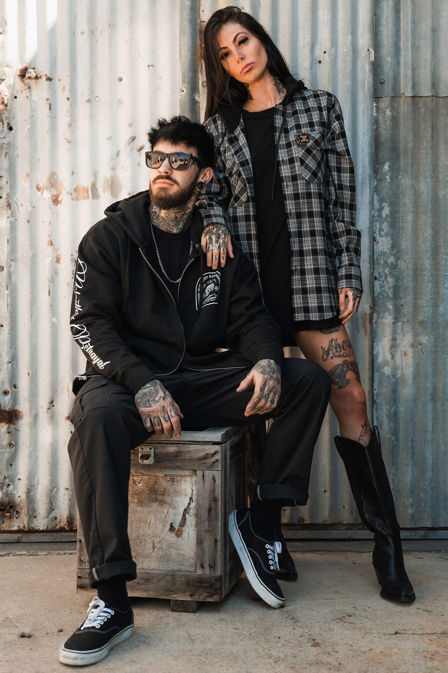 Sink Or Swim Premium Hooded Flannel